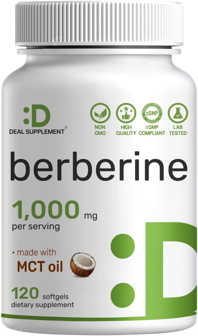 Detalle de Berberine supplement 1,000 mg per serving