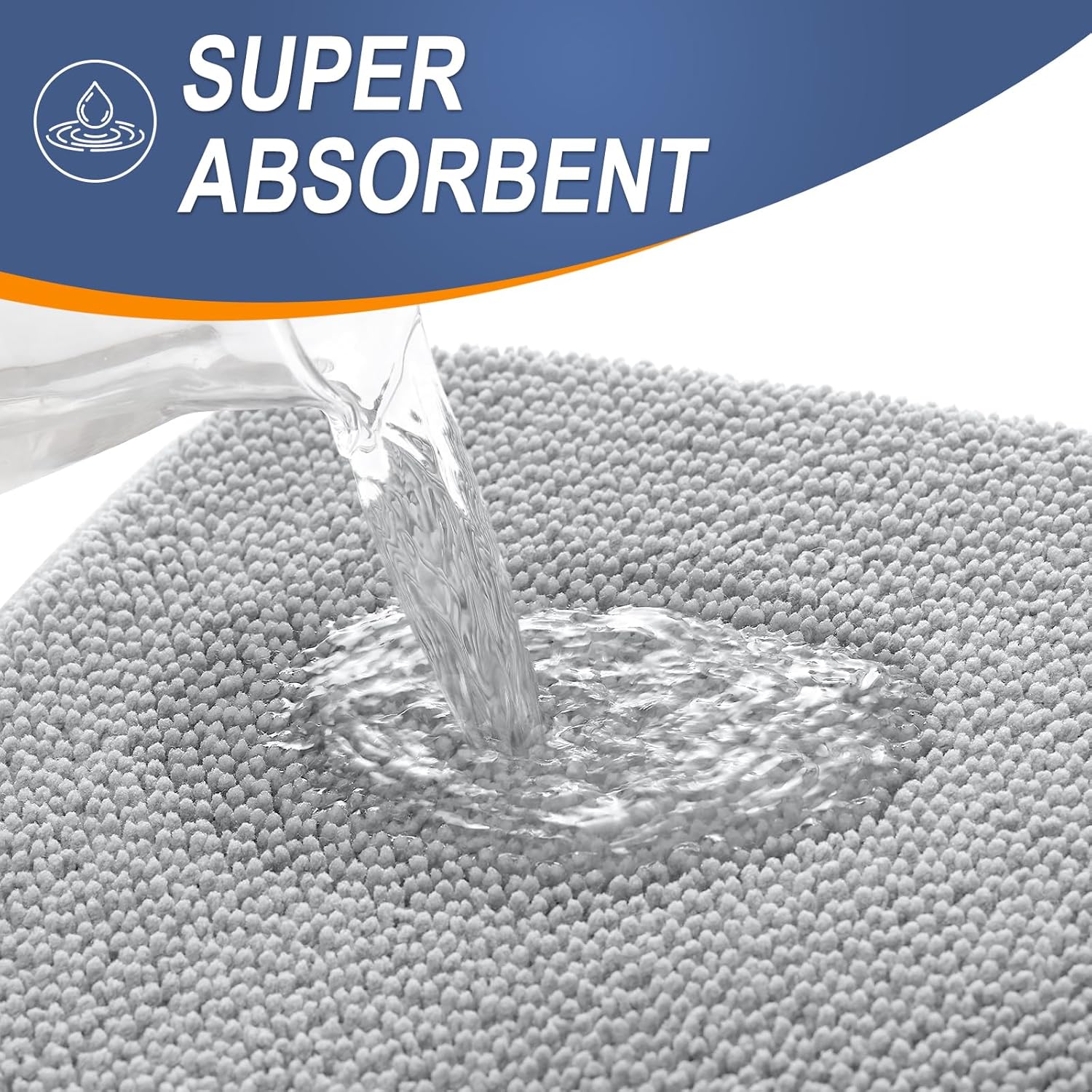 Thumbnail 2 de OLANLY Thick Memory Foam Bath Mat 36x24