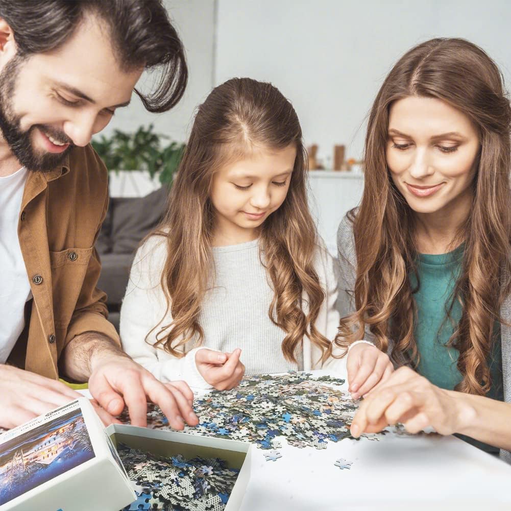 Detalle 2 de EACHHAHA 1000-Piece Jigsaw Puzzle for Adults (Cat World)