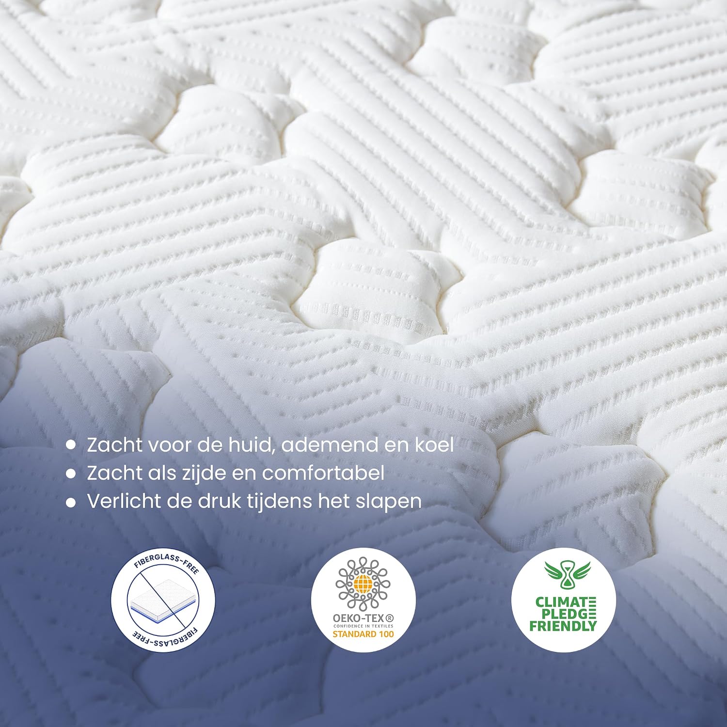 Detalle de Coolvie COL-20XXD120-200 pocketveringmatras 120 x 200 cm, 20 cm, 7 zones