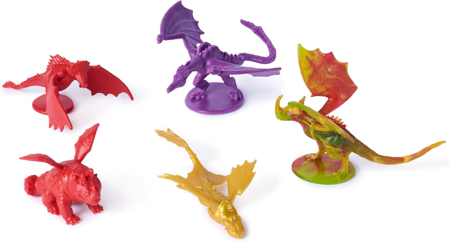 Detalle 2 de Dreamworks Dragons: World of Berk Dragon Flock Arena – 50 Dragons & Vikings Figures