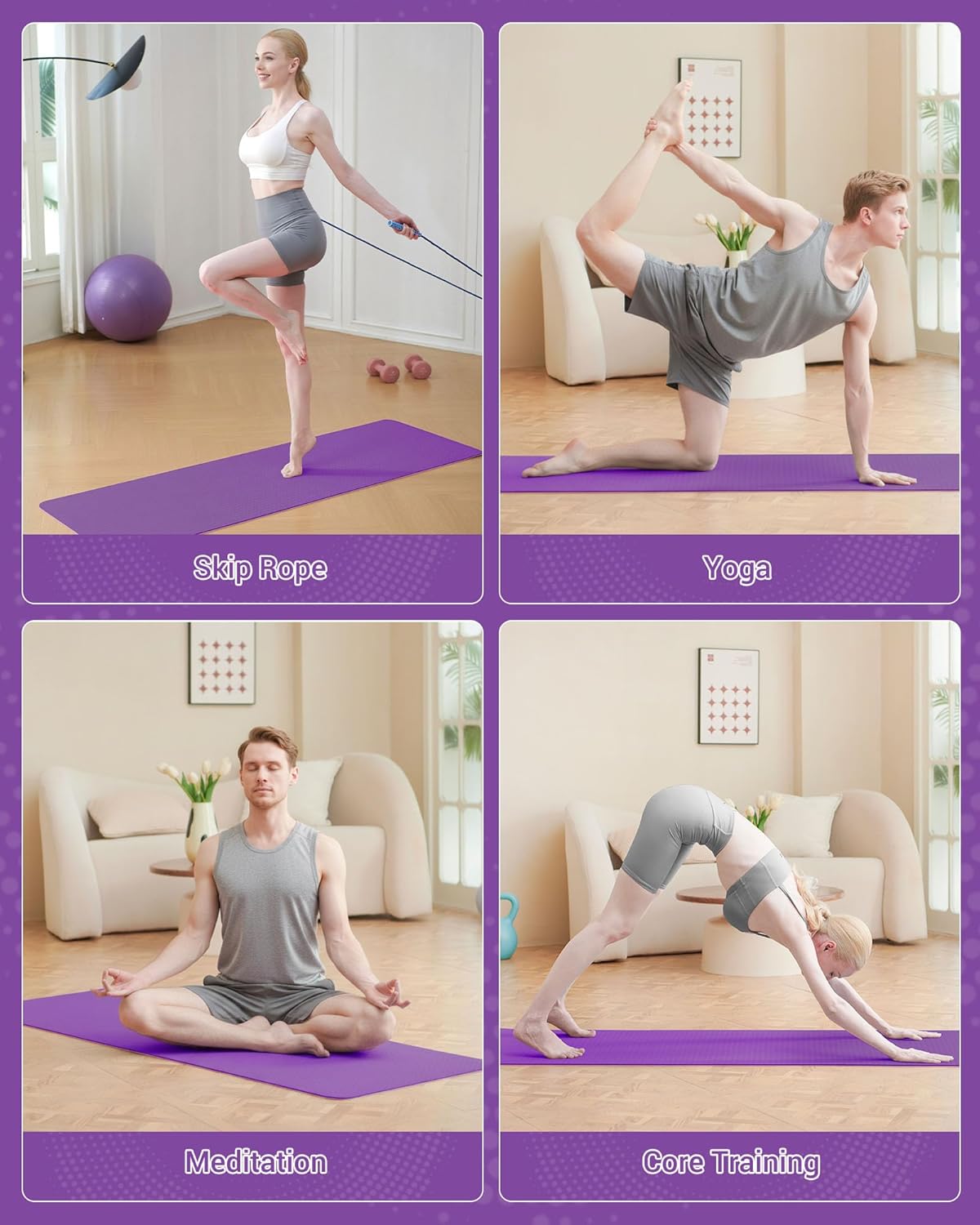 Thumbnail 2 de Good Nite Yoga Mat 183 x 61 cm 6mm