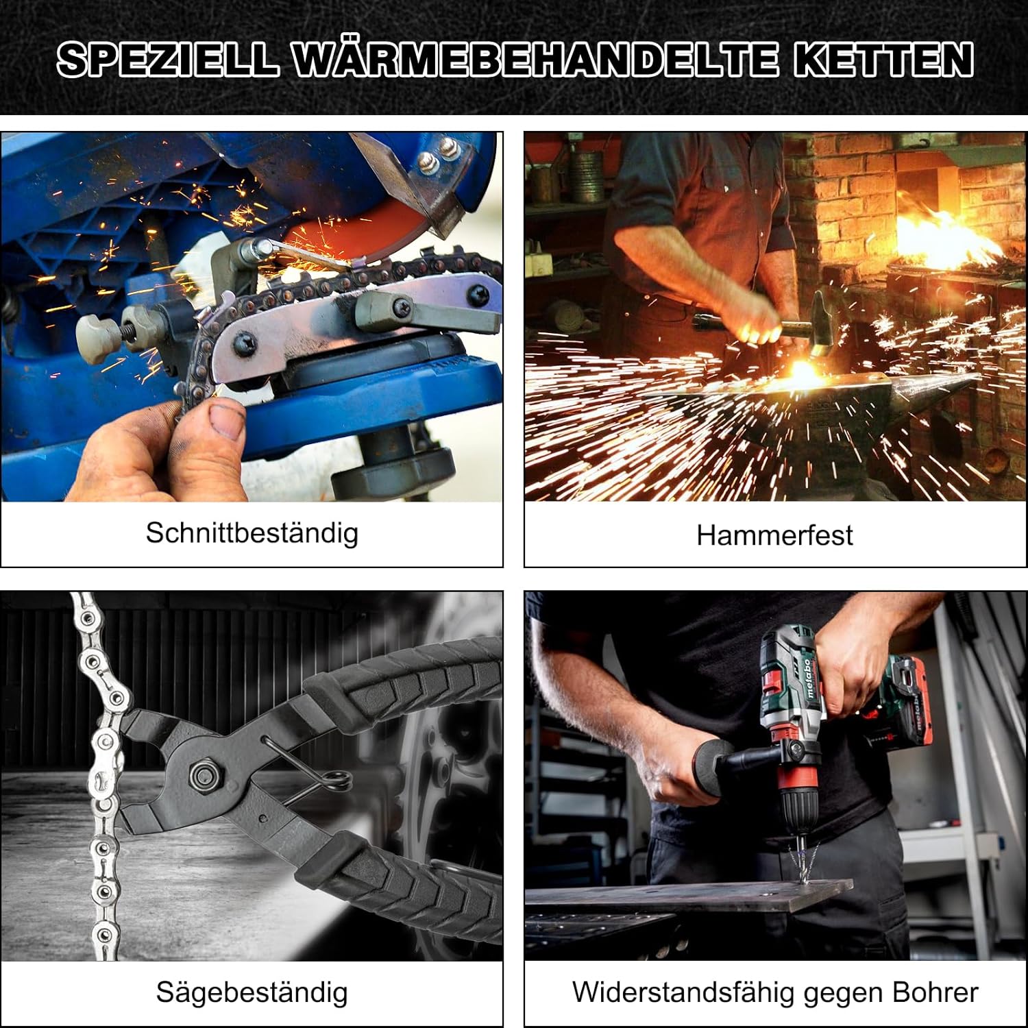 Detalle 2 de IMAYCC E-Scooter Schloss – Schnittfestes Handschellenschloss für E-Roller und Motorräder