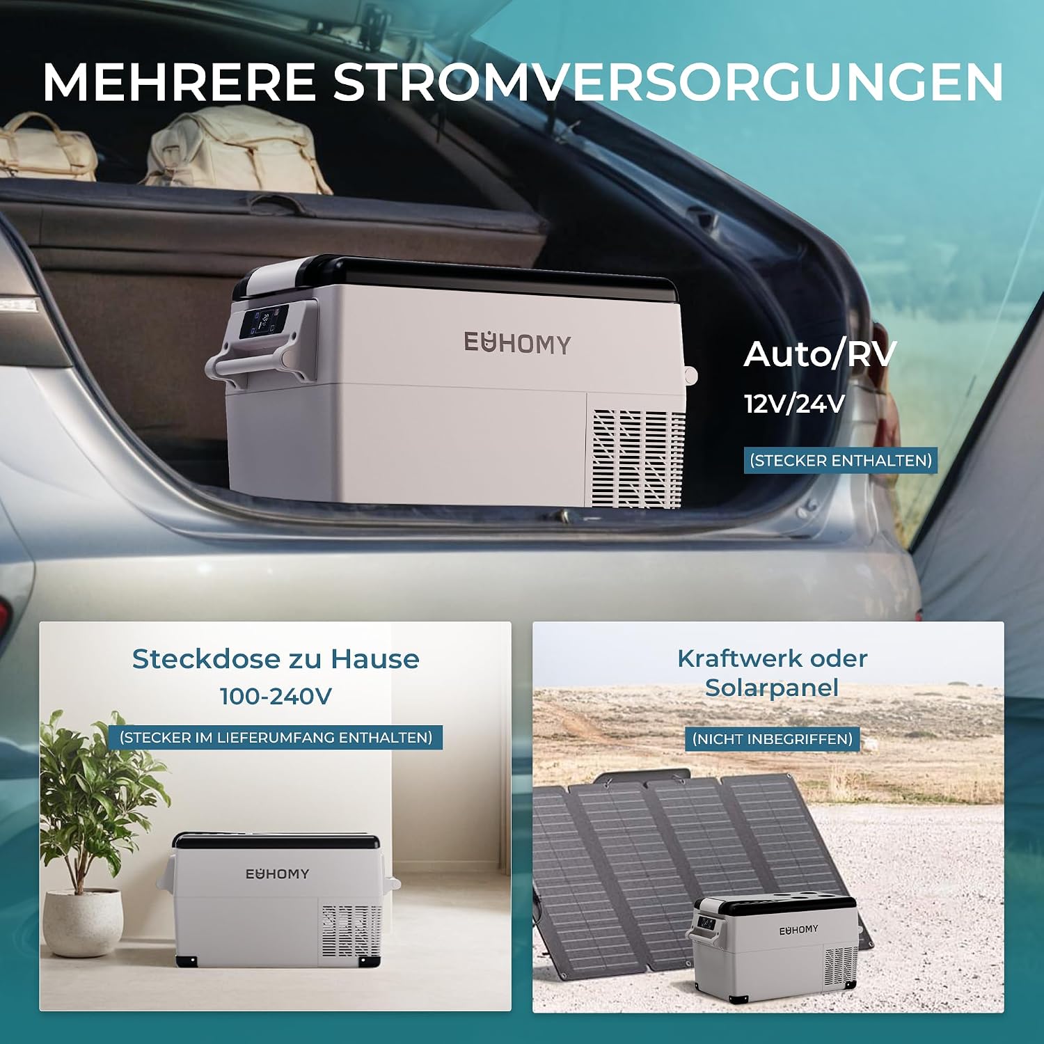 Thumbnail 5 de EUHOMY 30,6L Kompressor Kühlbox