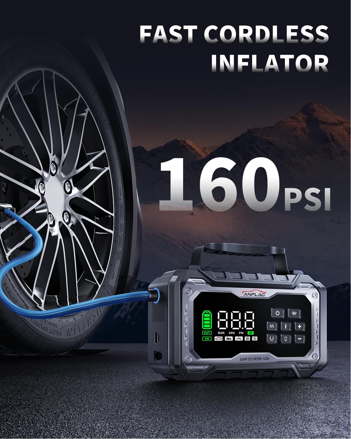 Detalle de Car Battery Jump Starter 8000A