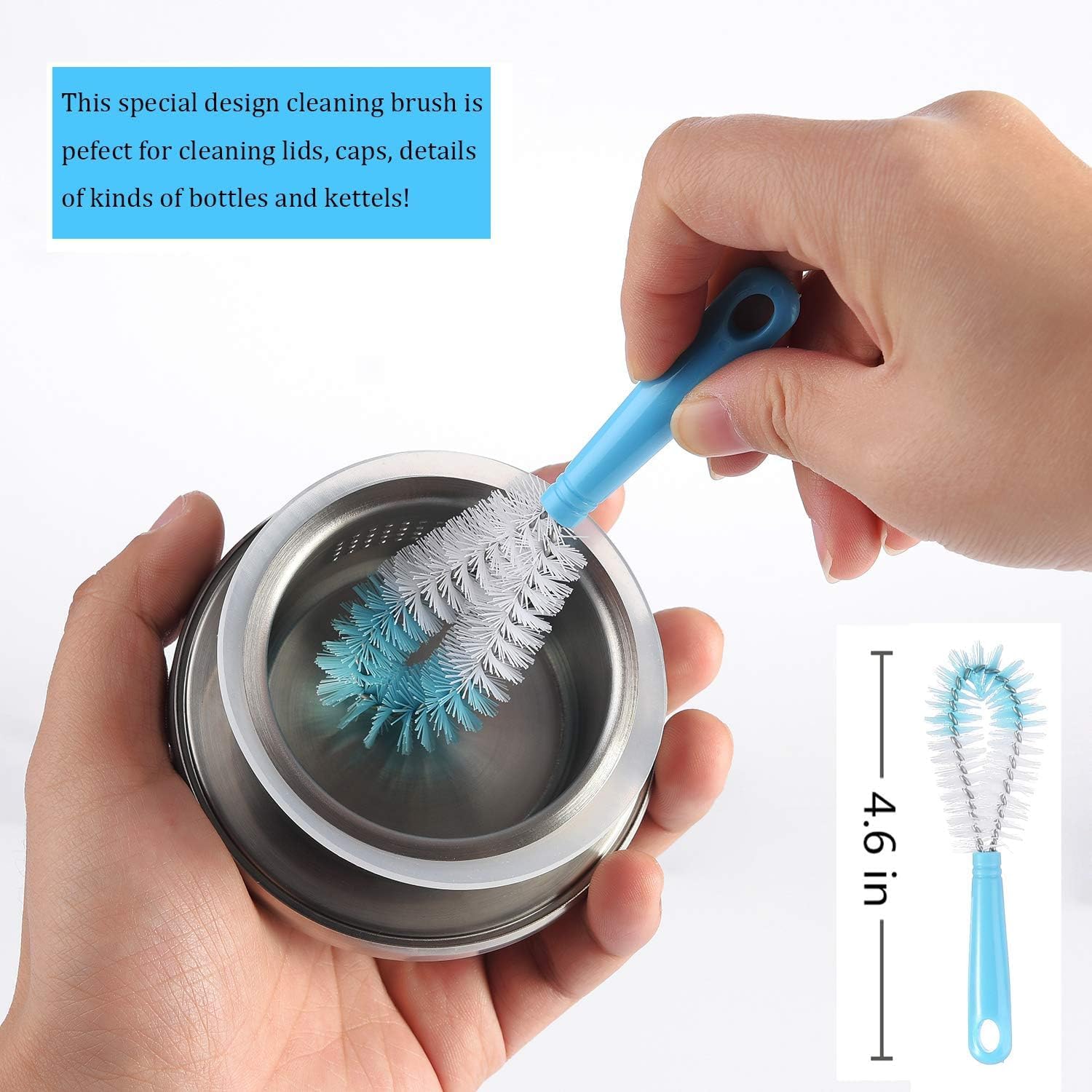 Thumbnail 6 de ALINK brush11blue 11-Piece Bottle Cleaning Brush Set, Blue
