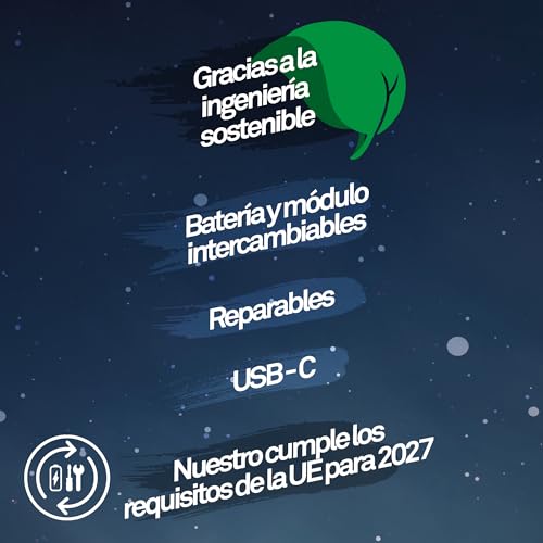 Thumbnail 8 de Briloner lámpara LED táctil regulable recargable IP44 con USB-C (luz blanca cálida, negra)