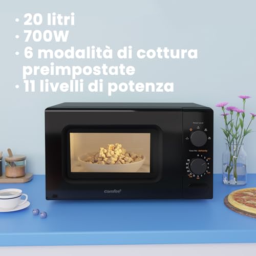 Thumbnail 7 de COMFEE' Forno a Microonde Nero 20 L, 700 W – CM-M202CC(BK)