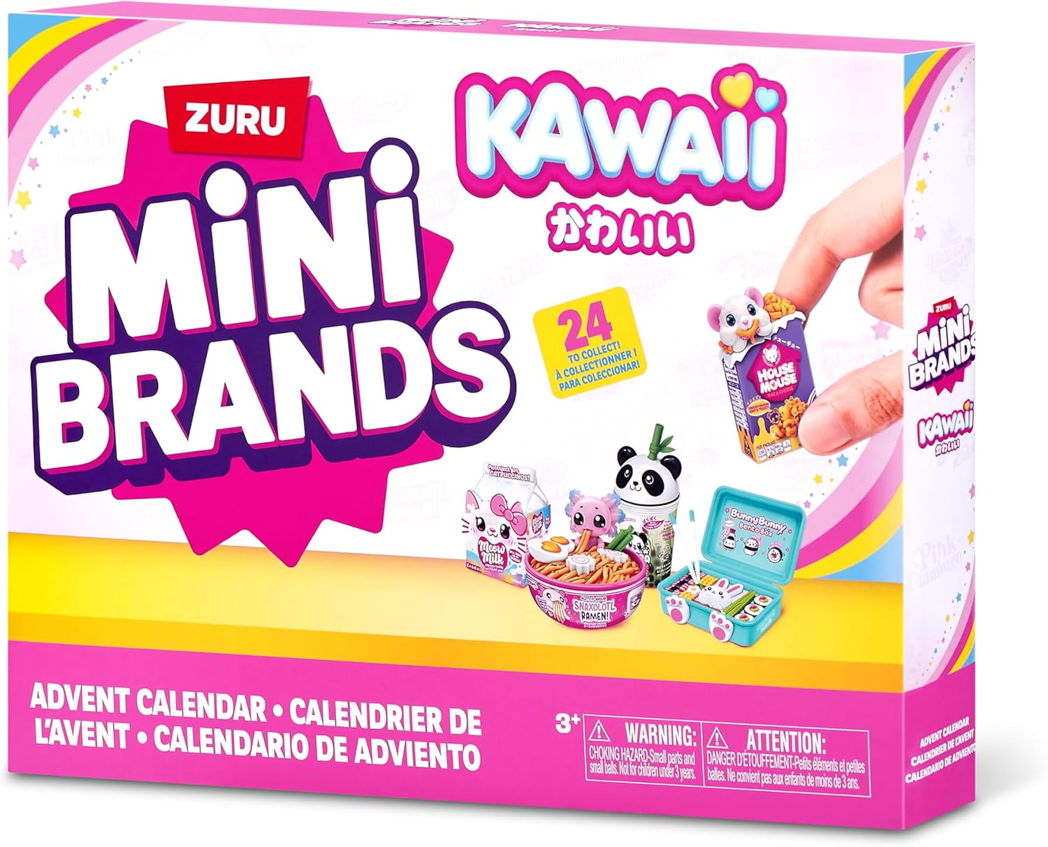 Detalle de Mini Brands Kawaii Calendario dell'Avvento di ZURU: mini tesori kawaii per l'attesa del Natale