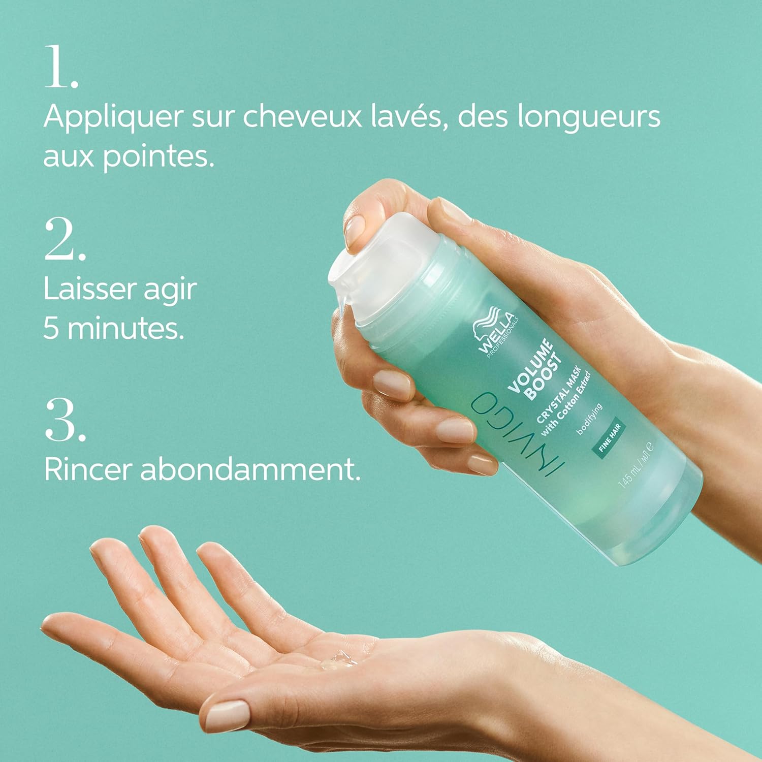 Thumbnail 3 de Wella Professionals INVIGO VOLUME BOOST Crystal Masque Capillaire 145 ml