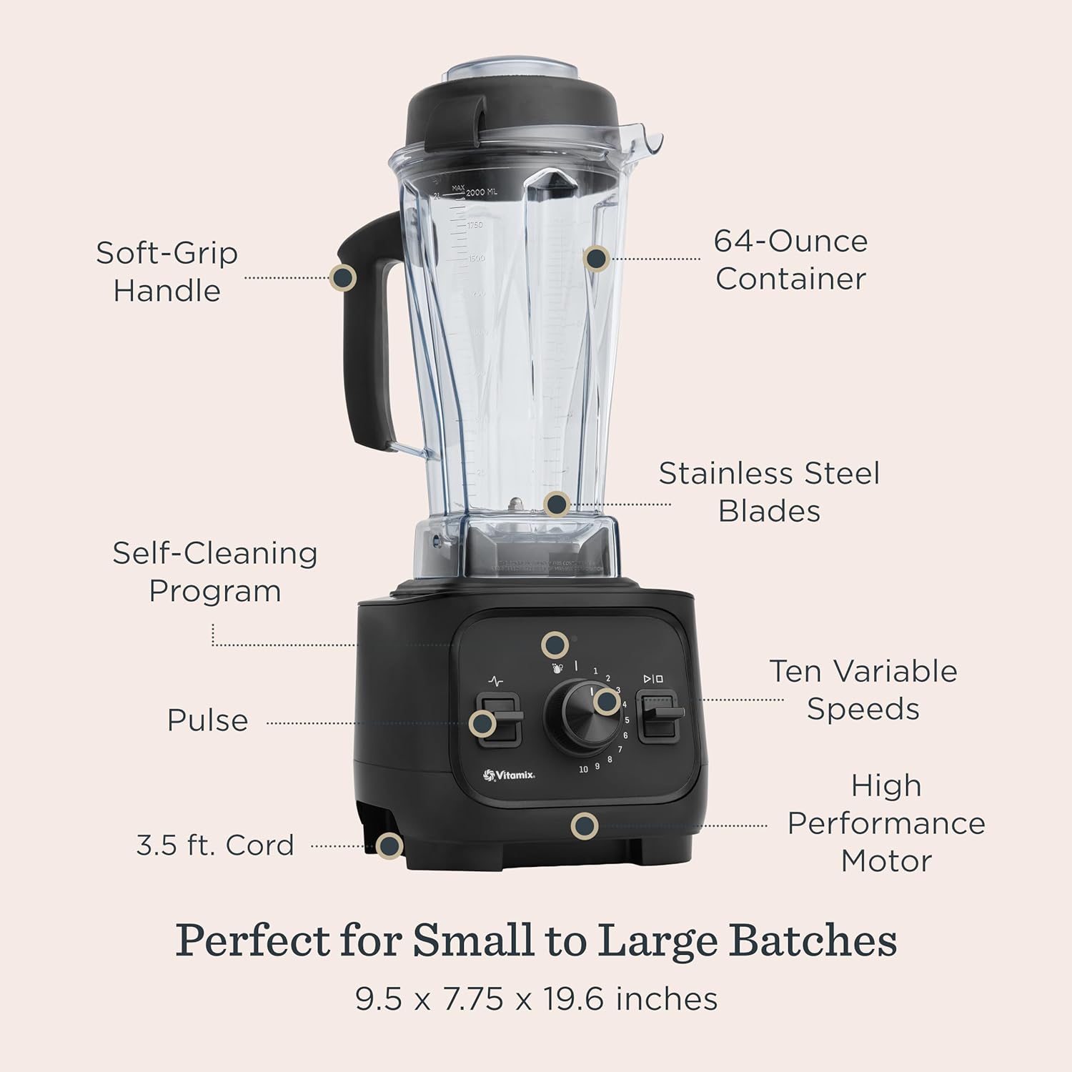 Thumbnail 2 de Vitamix VX1 Blender for Smoothies, 64 oz