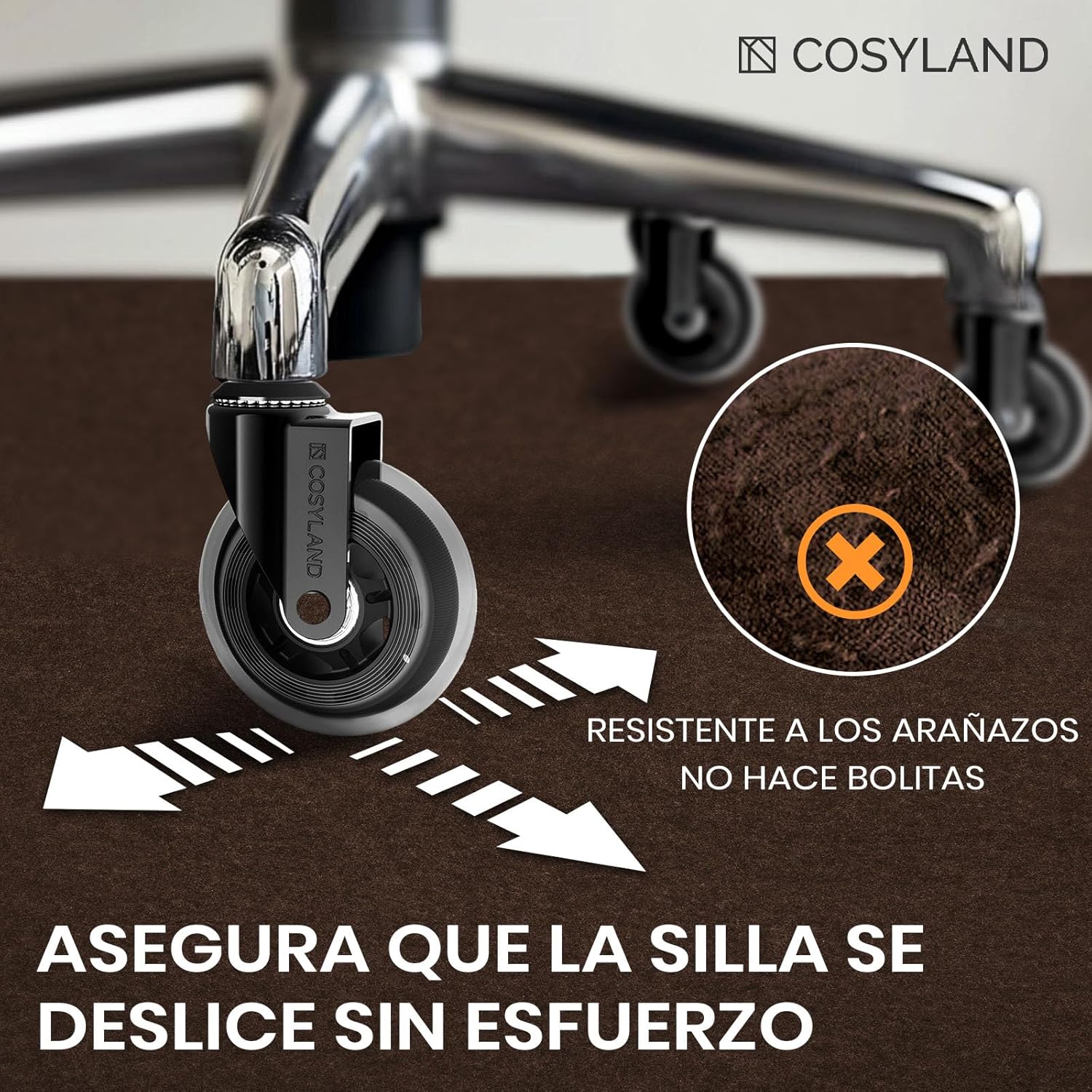 Thumbnail 5 de COSYLAND Alfombra Protectora para Silla Ruedas 90x120 cm 🛋