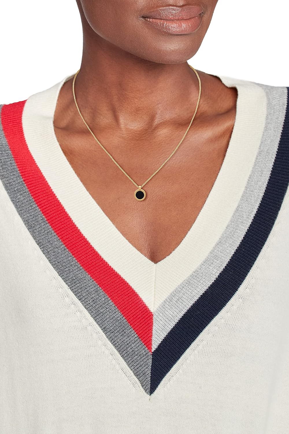 Thumbnail 1 de Tommy Hilfiger Jewelry Halskette mit Anhänger (Gelbgold, schwarzer Onyx) – 2780656