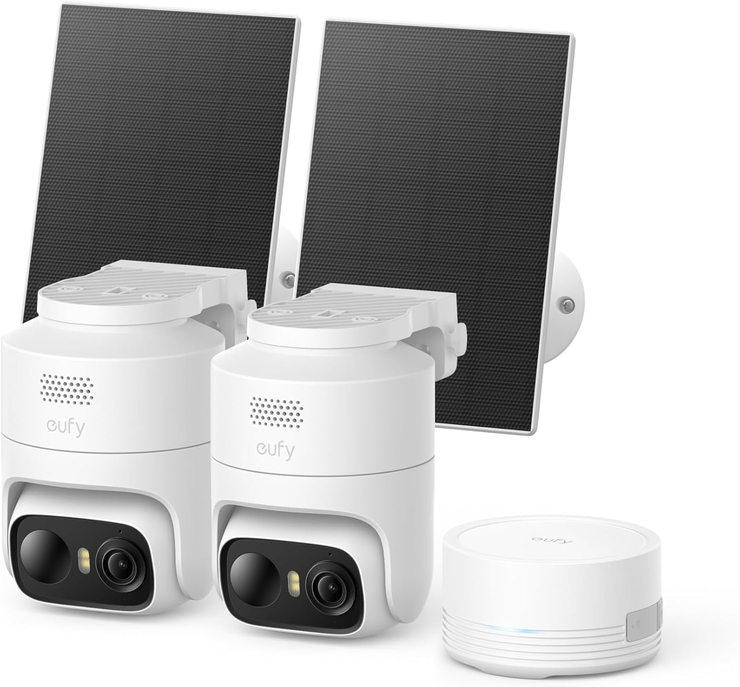 Detalle de eufy SoloCamS340 3K – Caméra de surveillance extérieure sans-fil, solaire et 360°