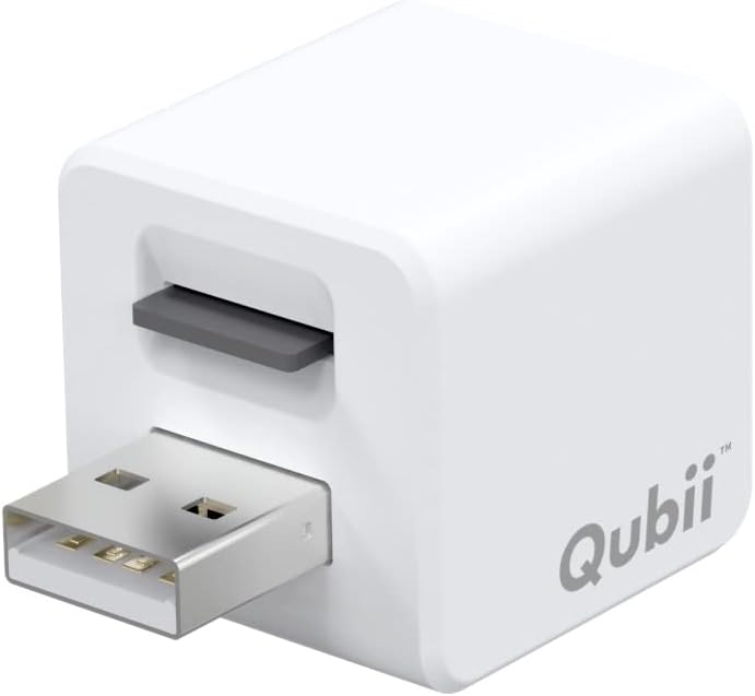 Detalle de Maktar Qubii MKPQ-W 自動バックアップアダプター iPhone・iPad対応 ホワイト
