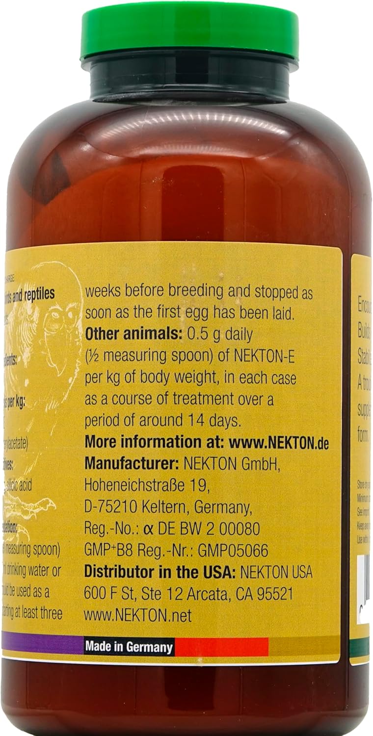 Detalle de Nekton E 700 G, integratore di vitamina E per uccelli
