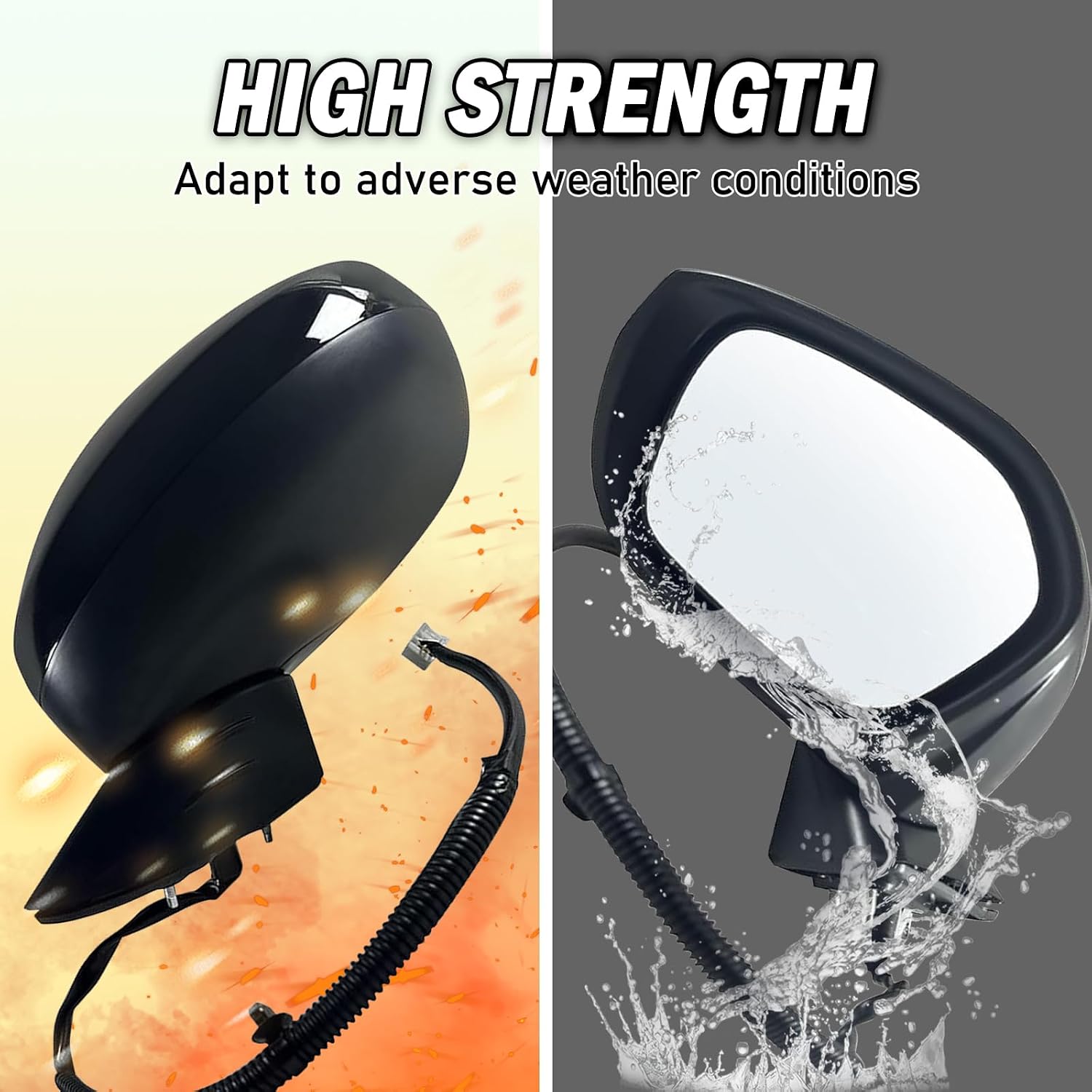 Detalle 2 de Replacement side mirror for Honda Civic