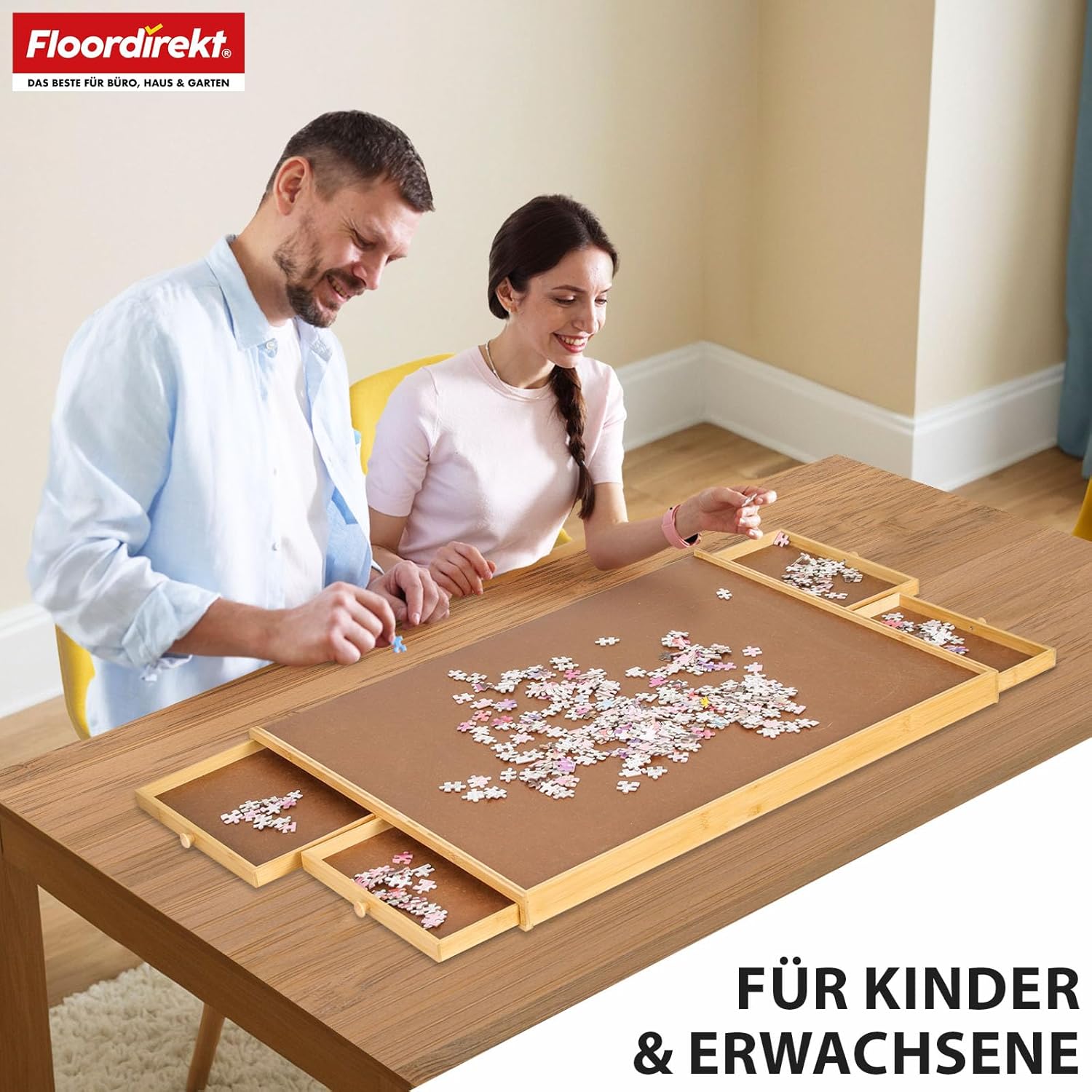 Thumbnail 5 de Floordirekt Yukon Puzzletisch 76Ă57 cm đ§©