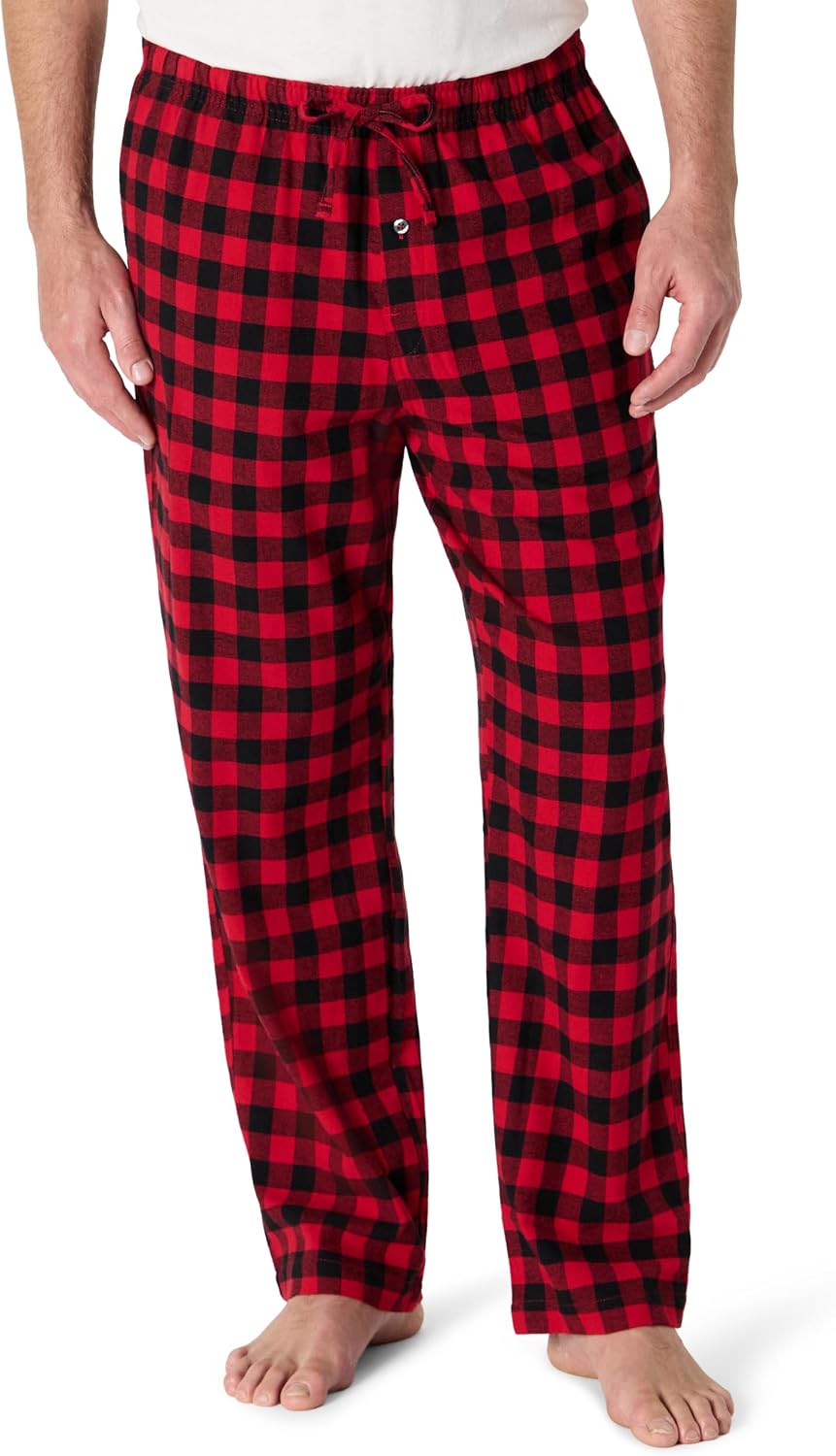 Detalle de Amazon Essentials Pantalon pyjama flanelle M 77,5 cm