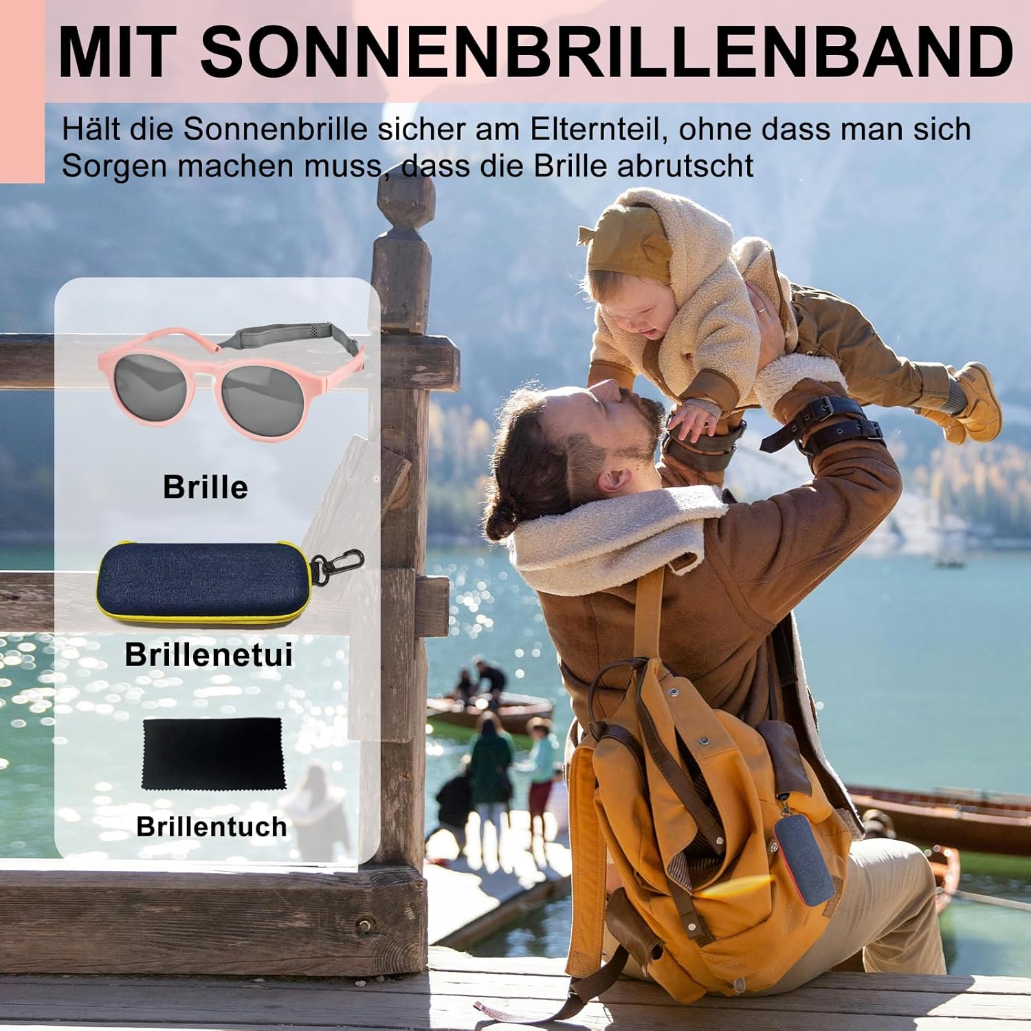 Thumbnail 5 de CODOMOR Baby Sunglasses with Adjustable Strap: UV400 Protection for 0–36 Months
