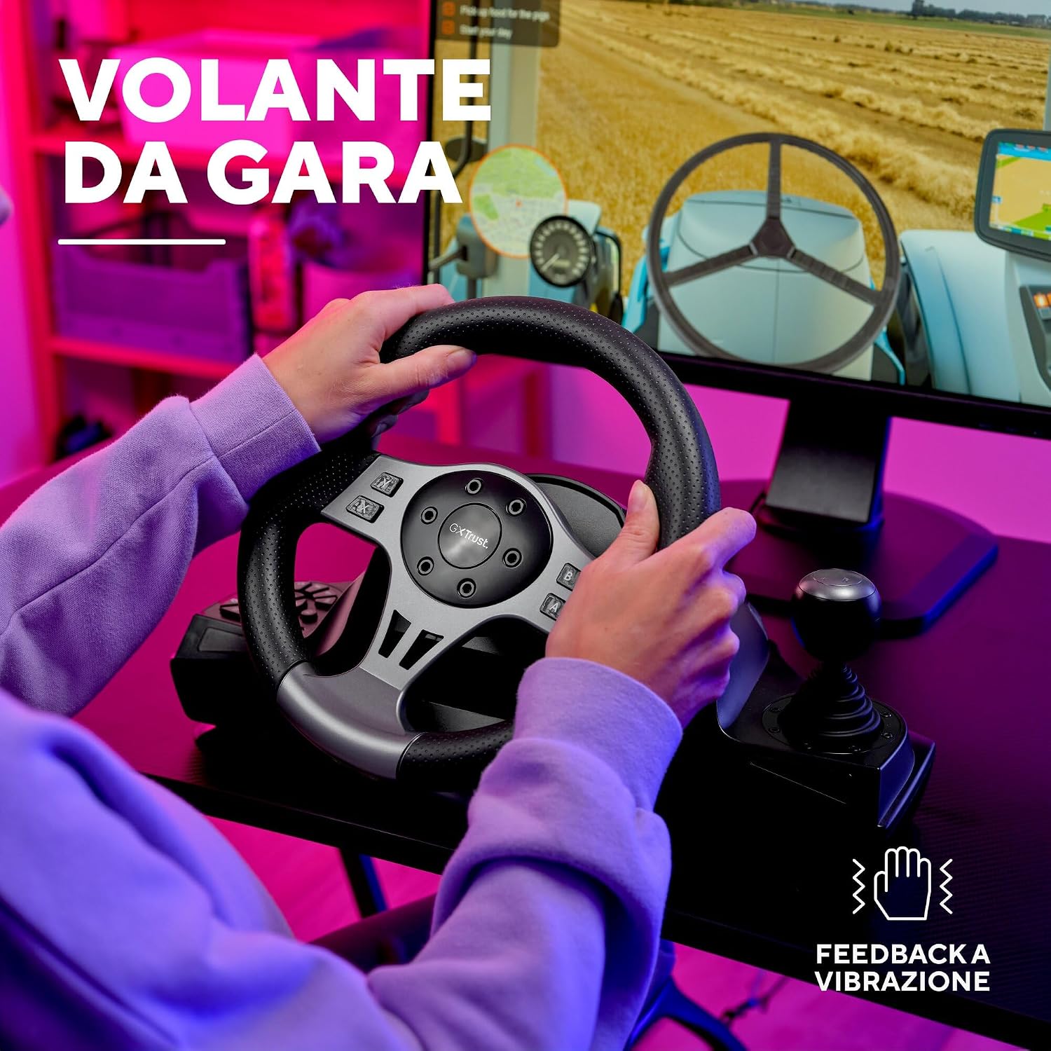 Detalle 1 de Trust GXTrust 289 Movi volante da corsa