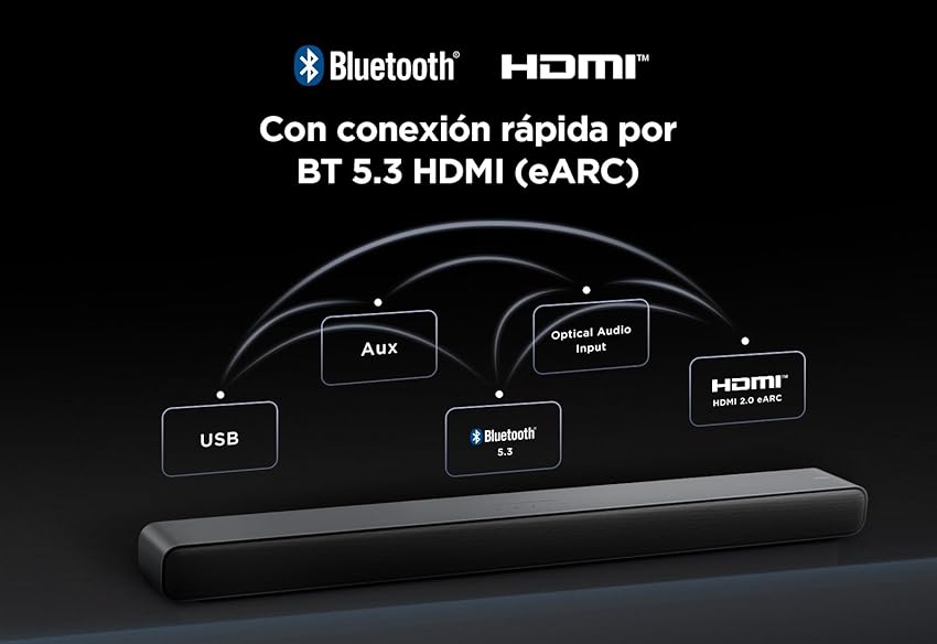 Thumbnail 6 de TCL S55HE Barra de sonido Dolby Atmos 220 vatios