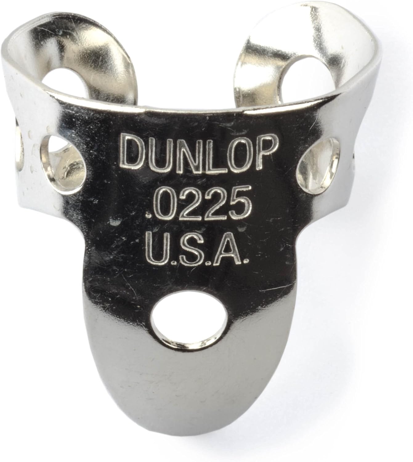 Detalle de Jim Dunlop 33P.013 – niklowo-srebrny zestaw kostek do gry na palce i kciuk