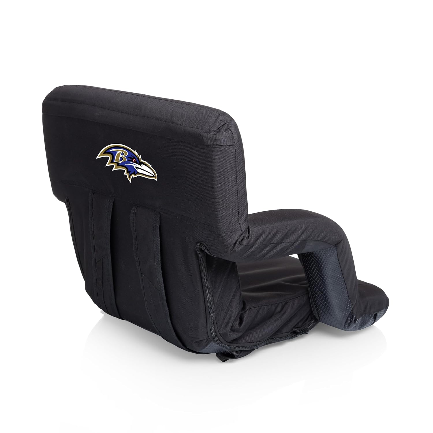 PICNIC TIME Black Baltimore Ravens Ventura Portable Seat