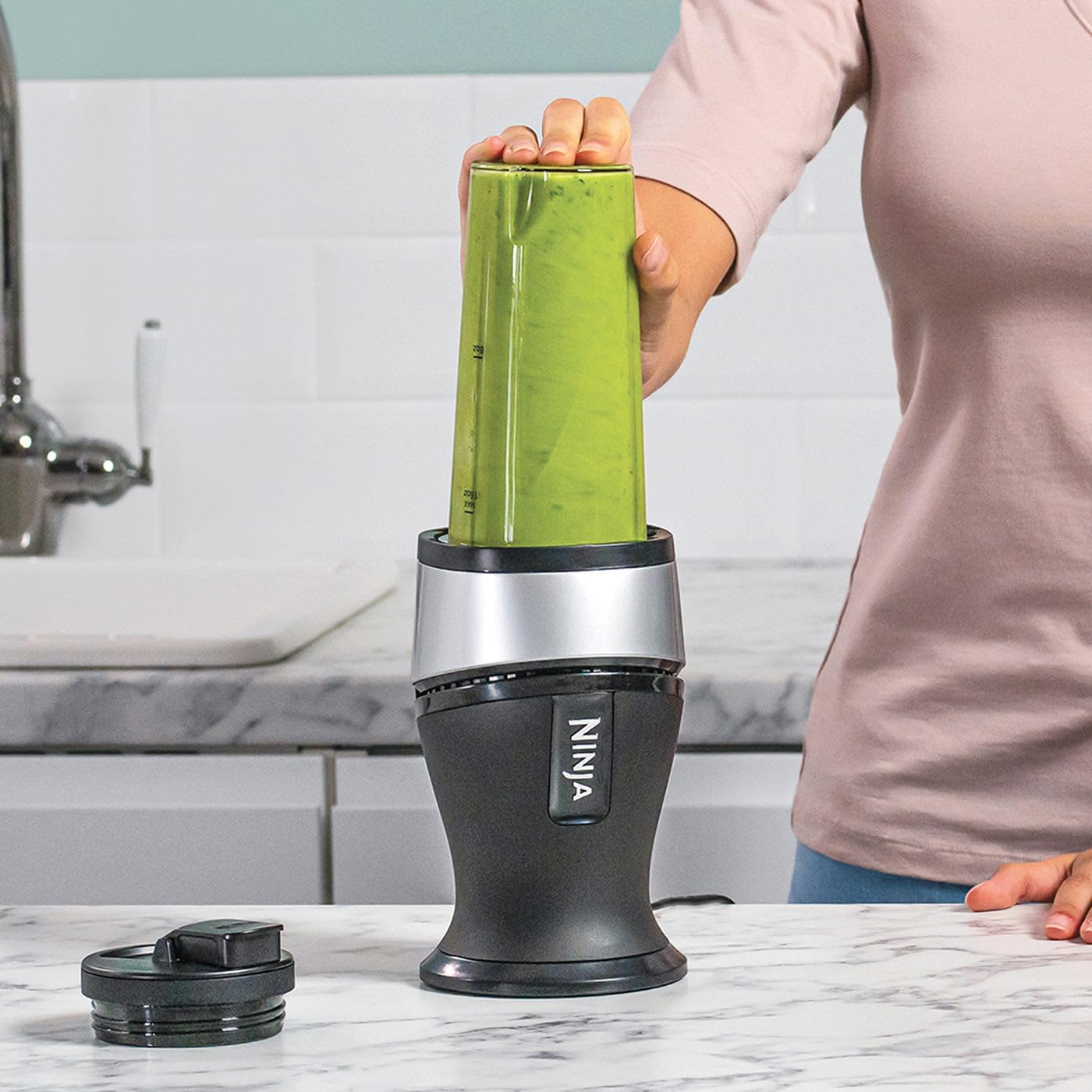 Thumbnail 3 de Ninja Frullatore piccolo QB3001EUS: frullati 470 ml in un solo vaso, 700 W