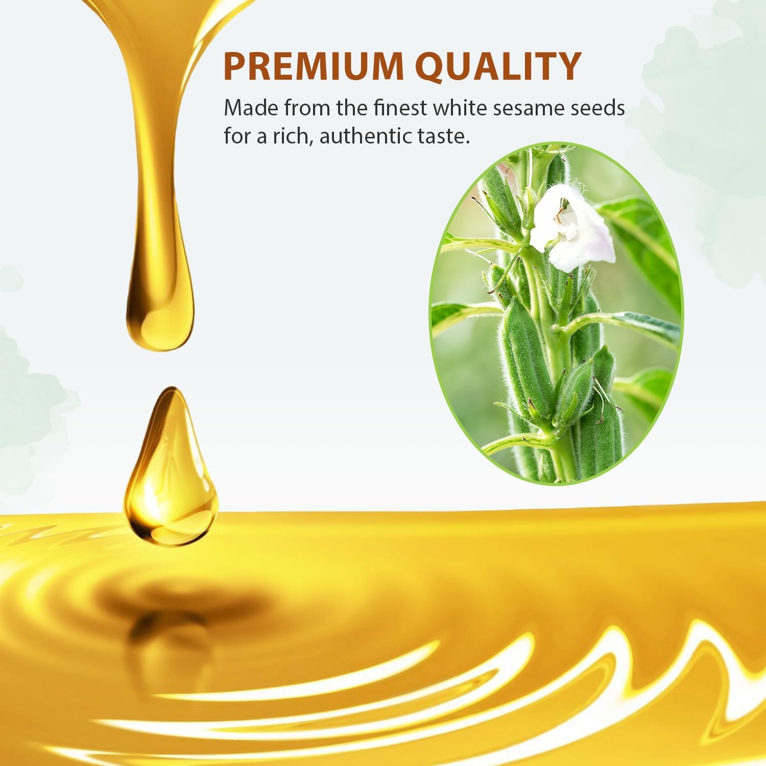 Detalle de Soeos Toasted Sesame Seed Oil, 250 mL, Pure Nutty Flavour