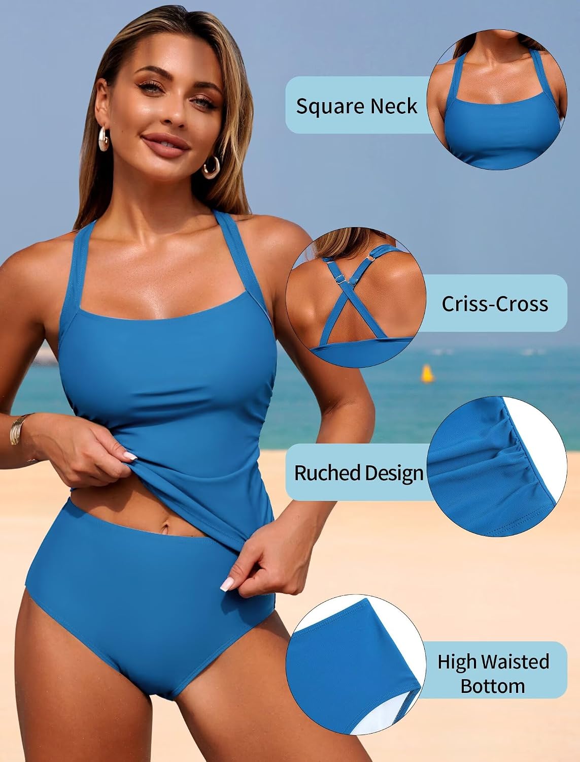 Thumbnail 3 de ZAFUL Tankini Swimsuit