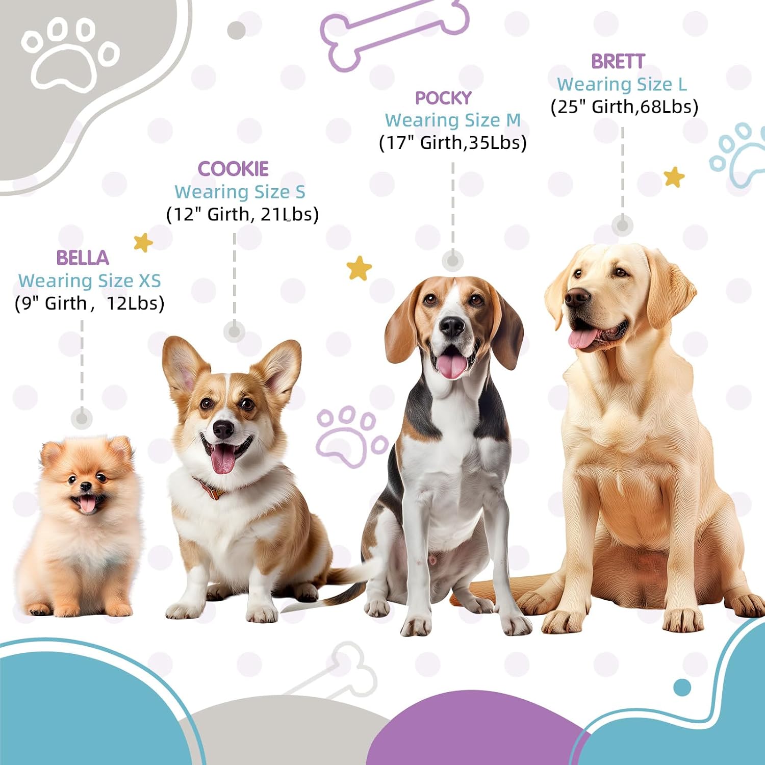 Detalle 2 de PawHuggies Dog Harness for Large Dogs