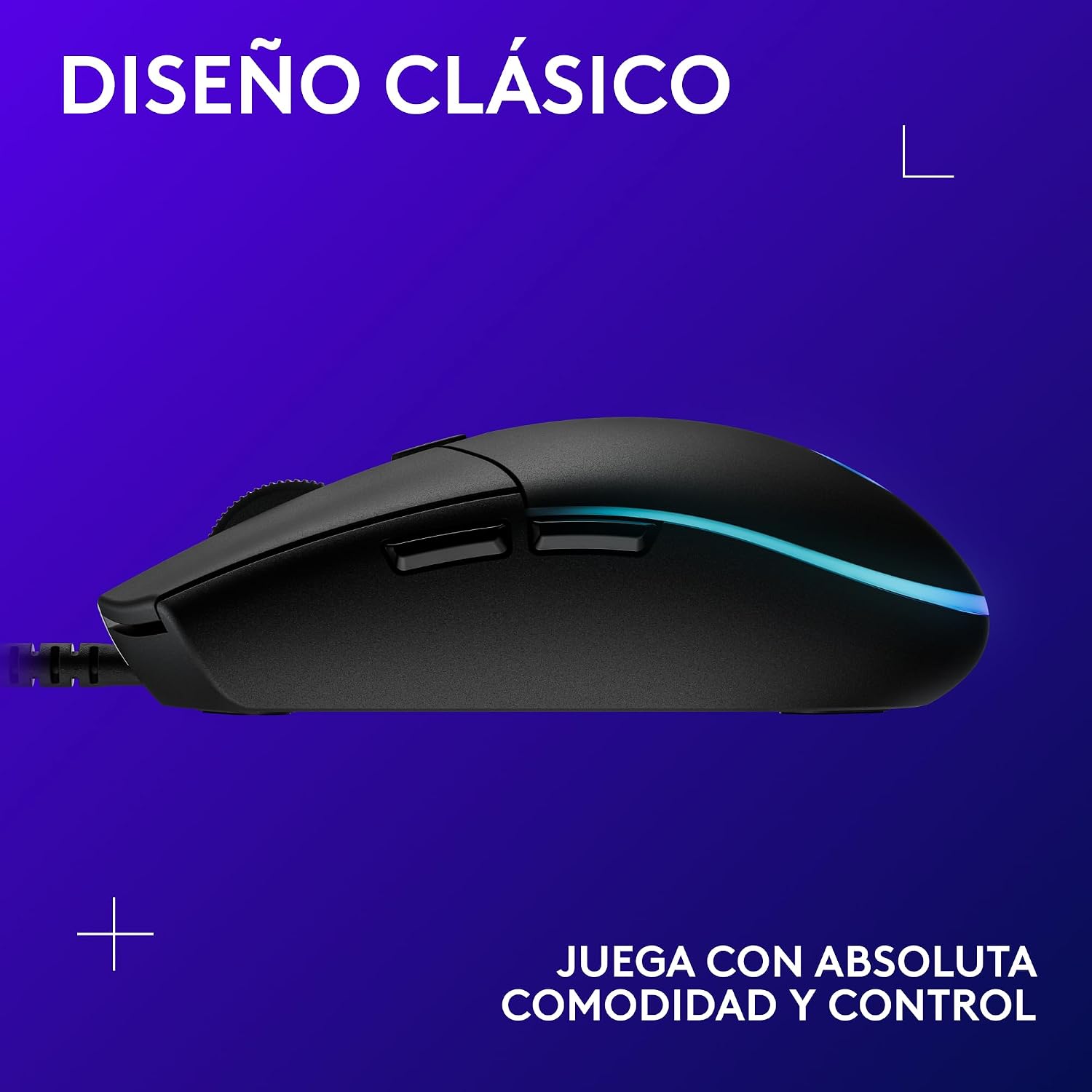 Thumbnail 6 de Logitech G203 LIGHTSYNC Ratón Gaming USB RGB, 8K DPI