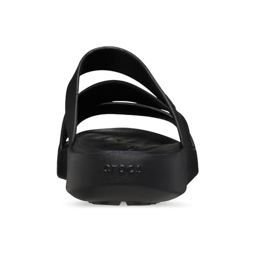Detalle de Crocs Getaway Strappy para Mujer, Sandalias negras 37/38 EU