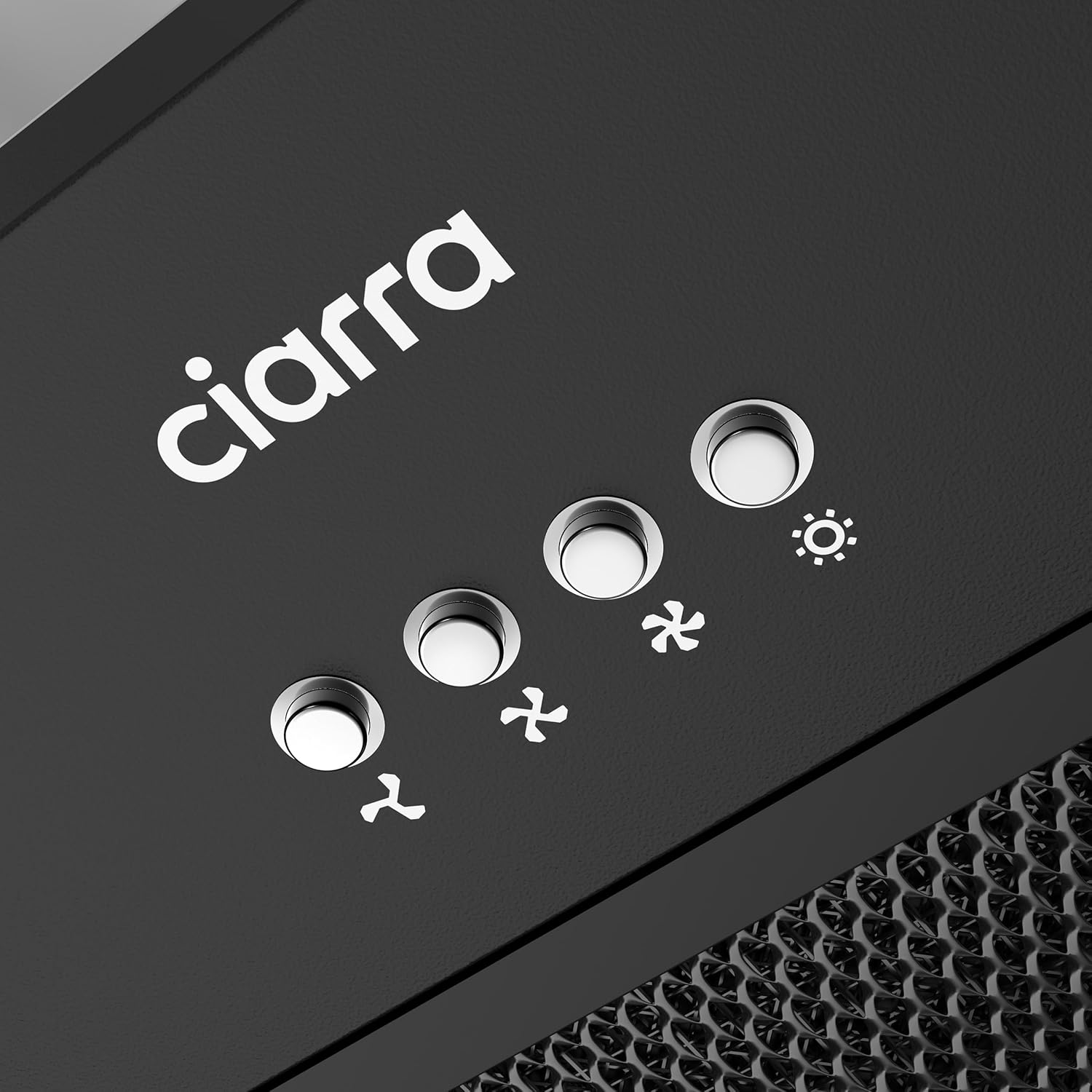 Thumbnail 6 de Cappa da incasso Ciarra Cappa Incassata 60 cm CBCF003 con carbone attivo, ricircolo/estrazione e LED