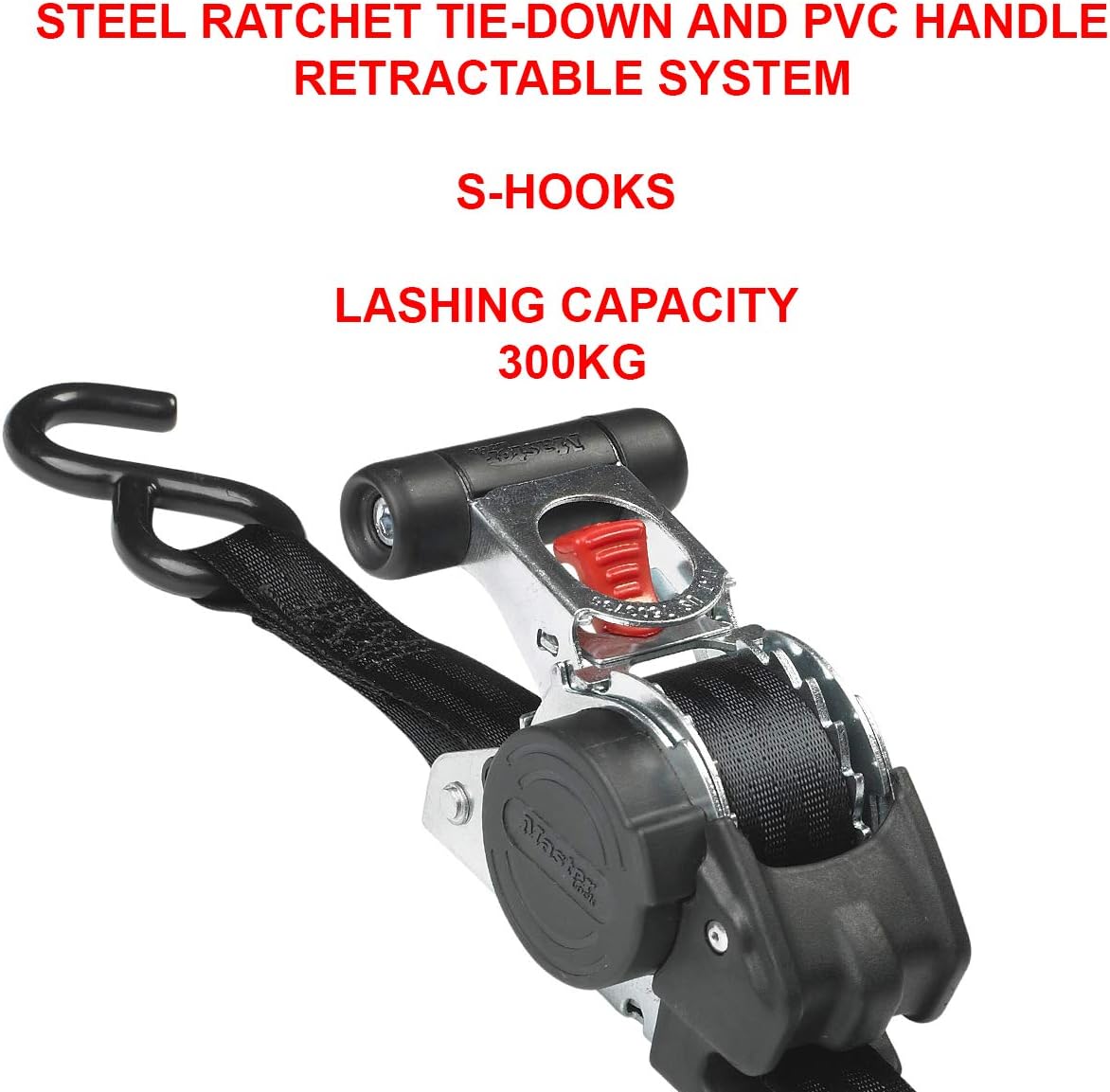 Detalle 2 de Master Lock ratchet tie down strap 3m