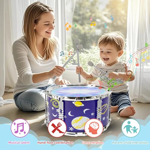 Detalle 2 de Verdantree Batería Infantil Musical con Luces – Jazz para niños de 3 a 6 años