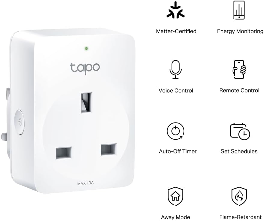 Detalle 2 de Tapo P110M Smart Plug with Energy Monitor