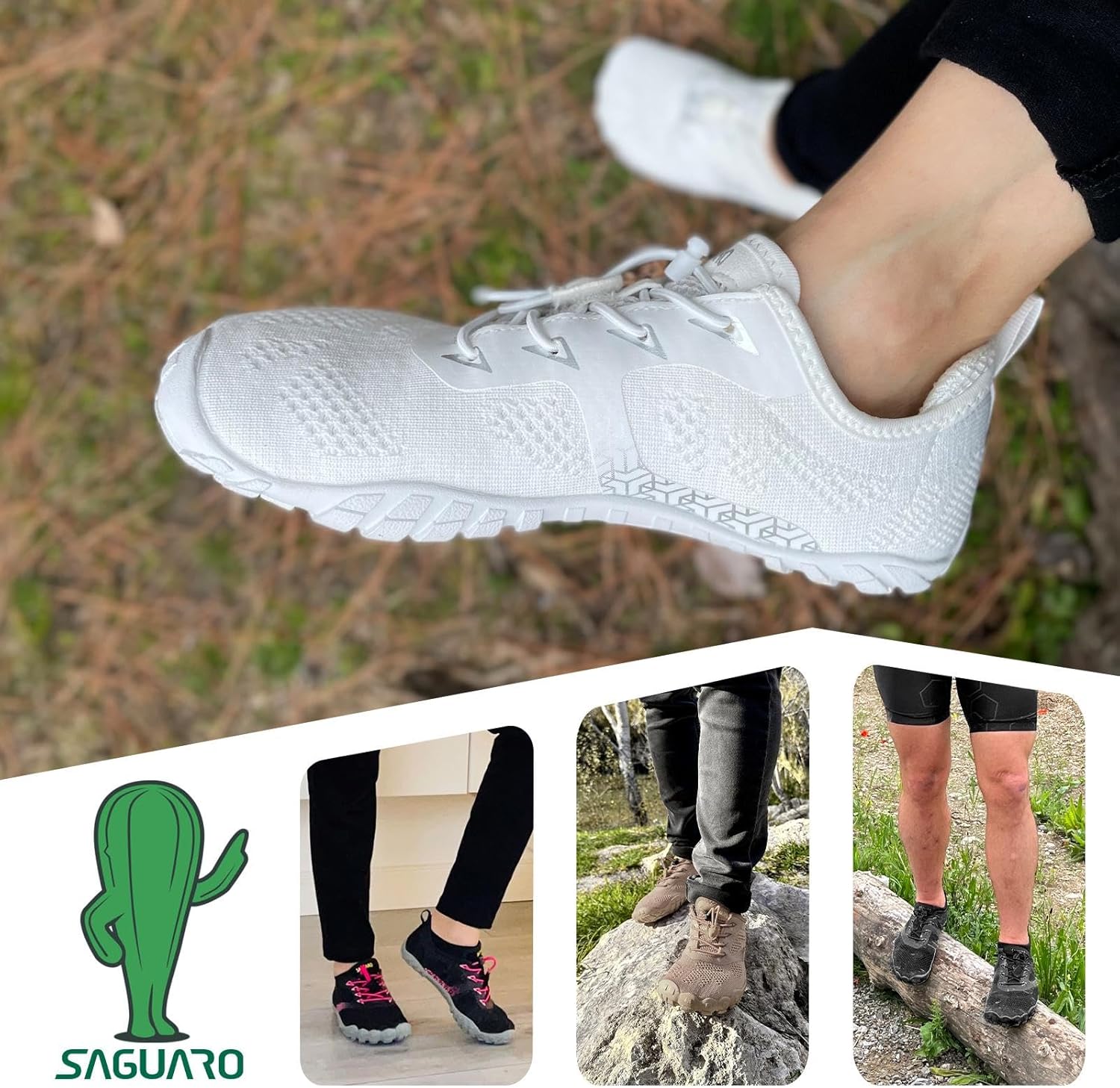 Thumbnail 1 de SAGUARO Unisex Barfußschuhe mit breiter Zehenbox und Zero-Drop Sohle – atmungsaktiv & rutschfest