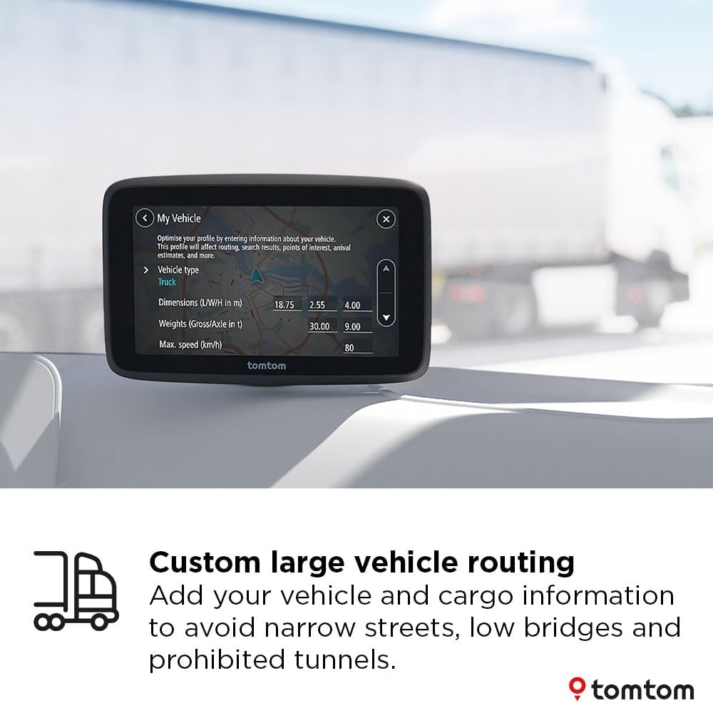 Thumbnail 2 de TomTom Truck Sat Nav GO Professional 2nd generation 5-inch with Europe maps and real-time traffic
