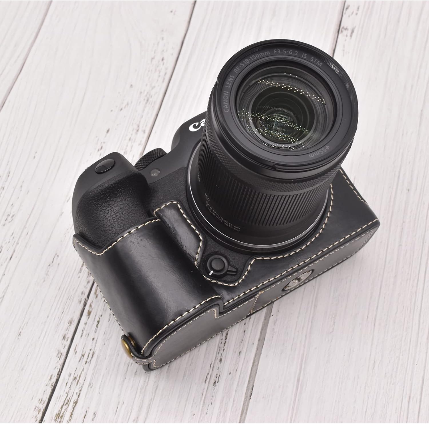 Thumbnail 1 de Rieibi EOS R7 Case: Quality PU Leather Half Case for Canon EOS R7