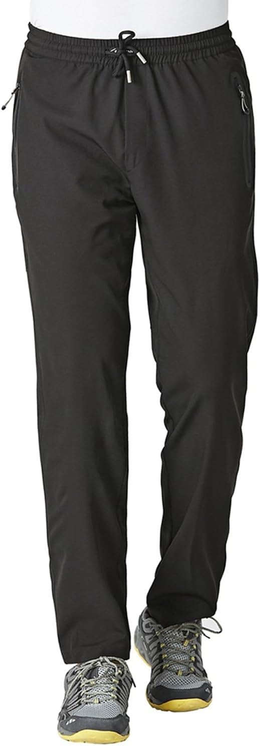 Detalle 2 de JHMORP Men's Athletic Workout Pants, Lightweight Quick-Dry 4-Way Stretch