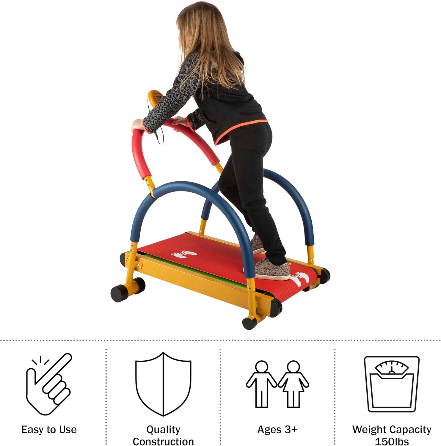 Detalle 1 de Kids Treadmill 150 lb Capacity