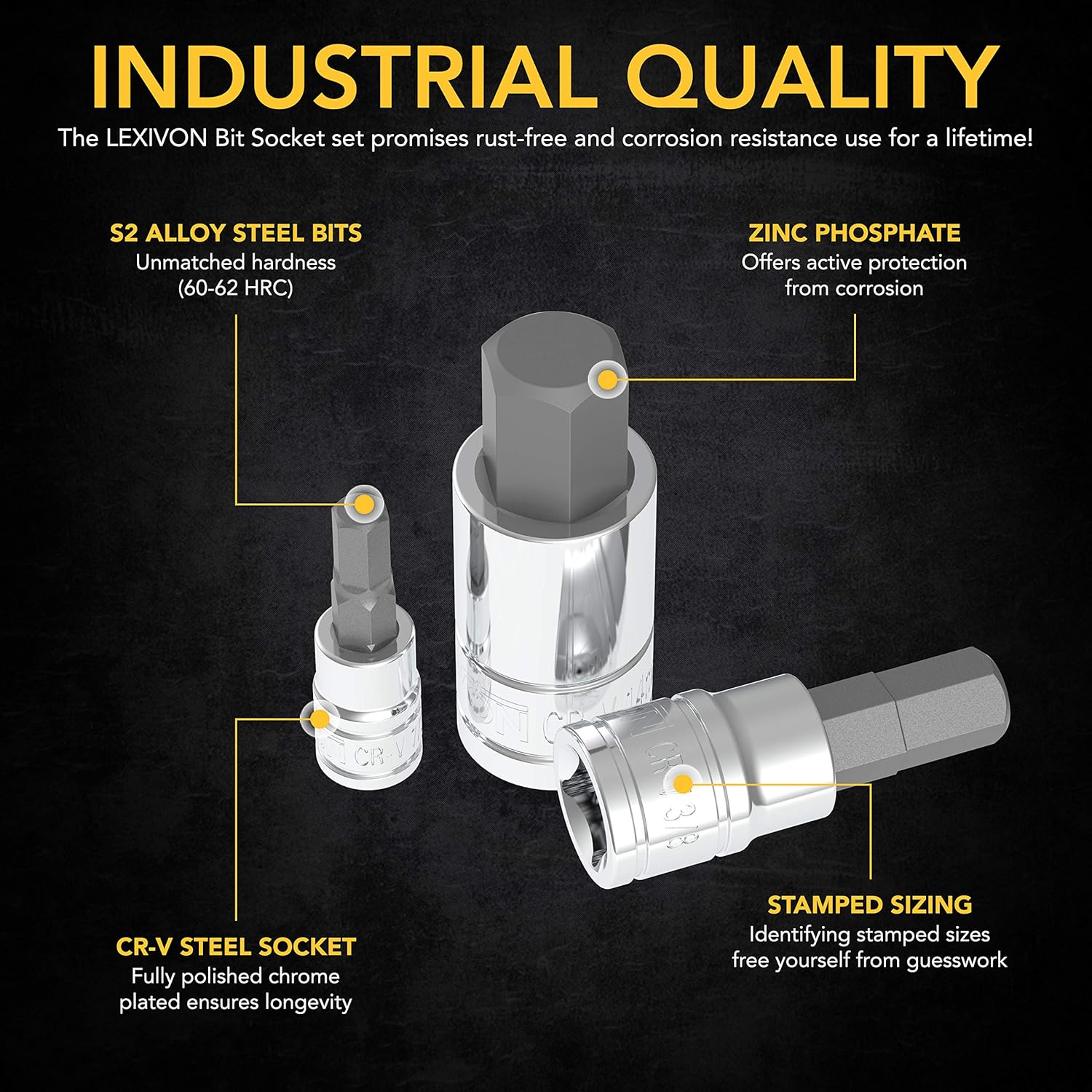 Thumbnail 3 de Lexivon Master LX-144 Hex Bit Socket Set