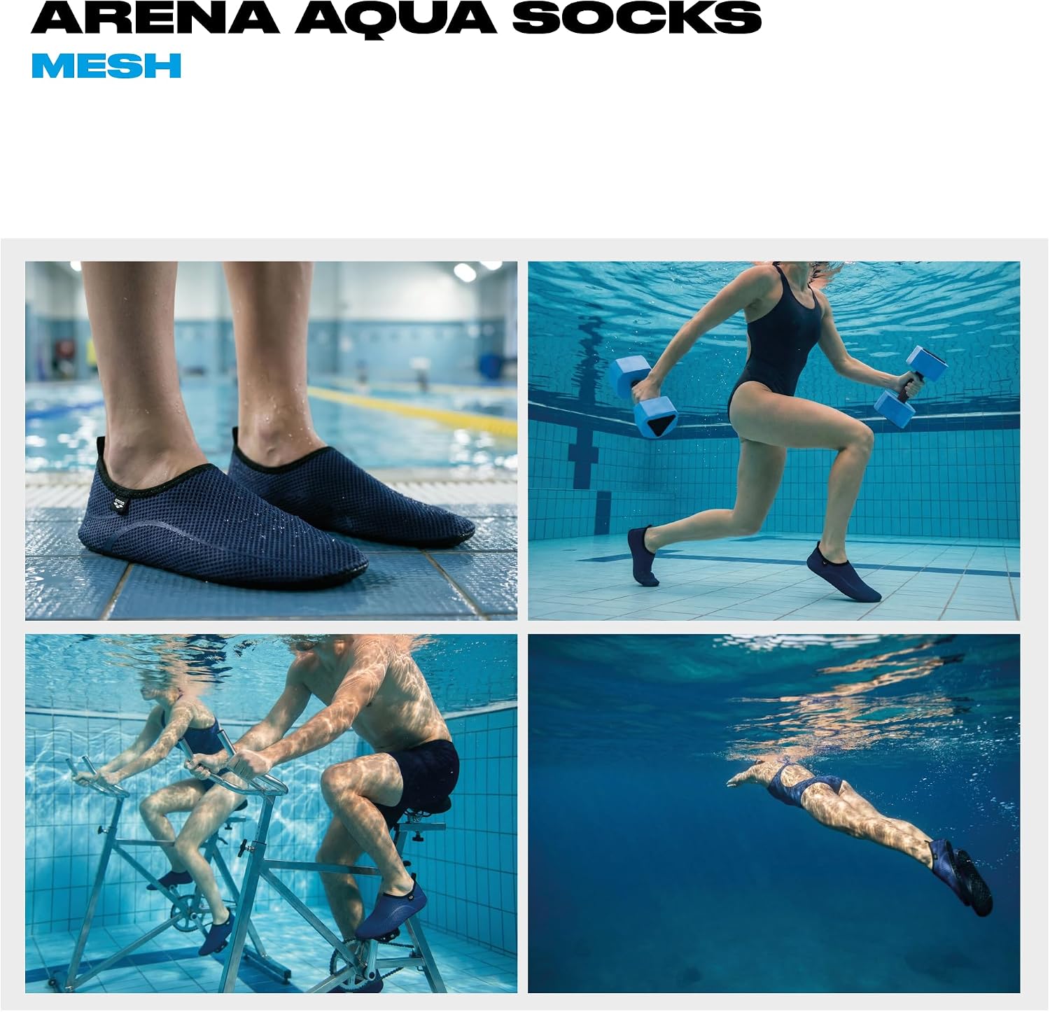 Detalle de ARENA Arena Aqua Socks Mesh Scarpette da scoglio Unisex - Adulto