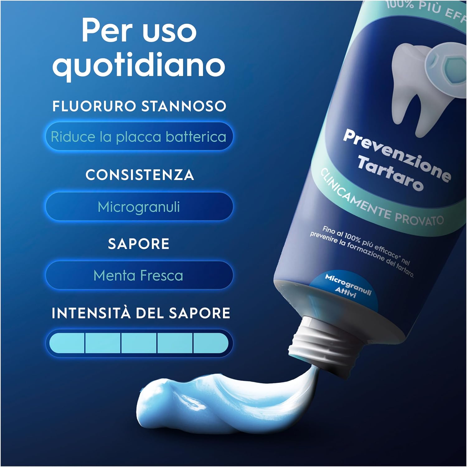 Thumbnail 4 de Oral-B Dentifricio Advanced Prevenzione Tartaro 125 ml – protezione anti-tartaro e igiene quotidiana con microgranuli attivi