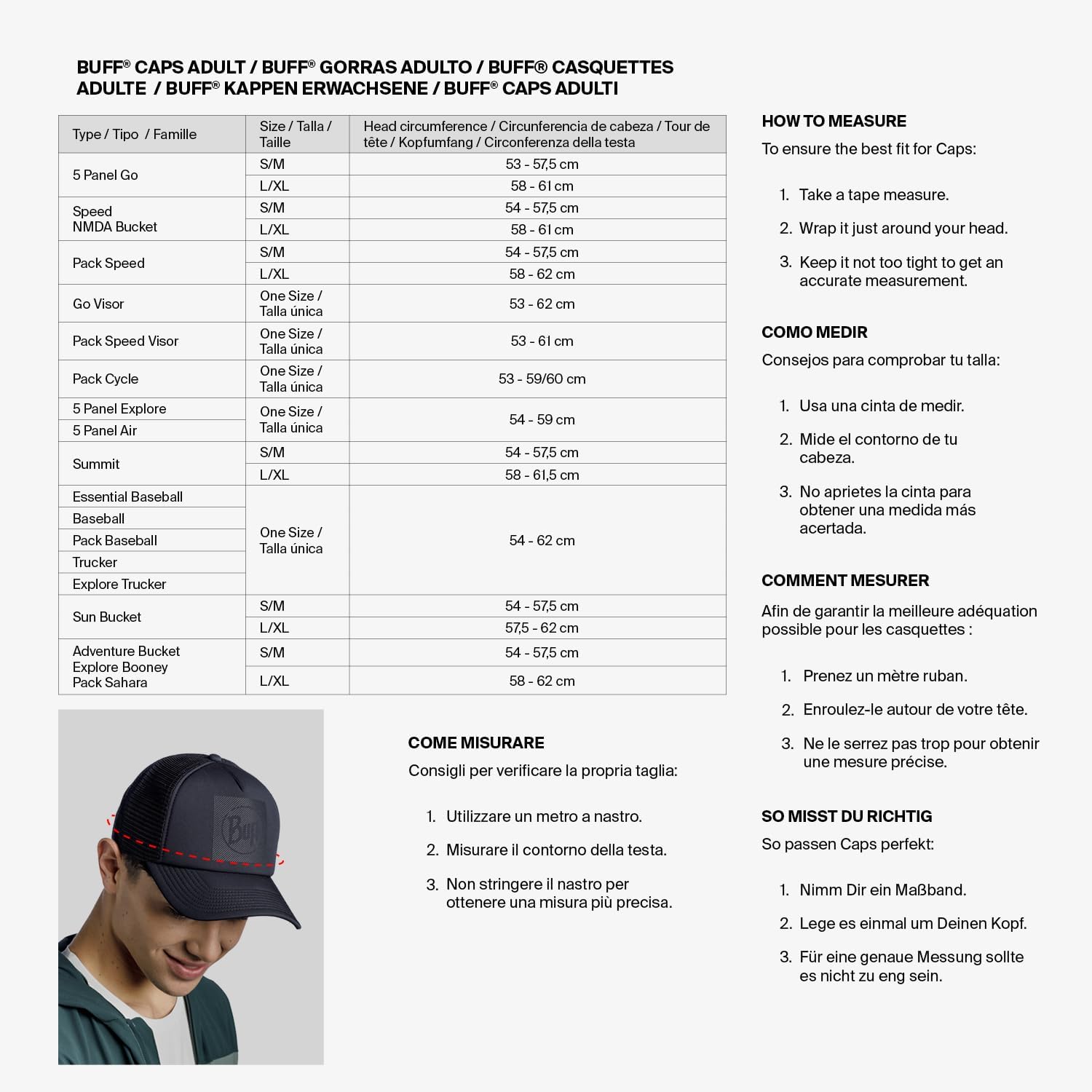 Thumbnail 5 de Buff Pack Speed Casquette Unisex eukar Navy