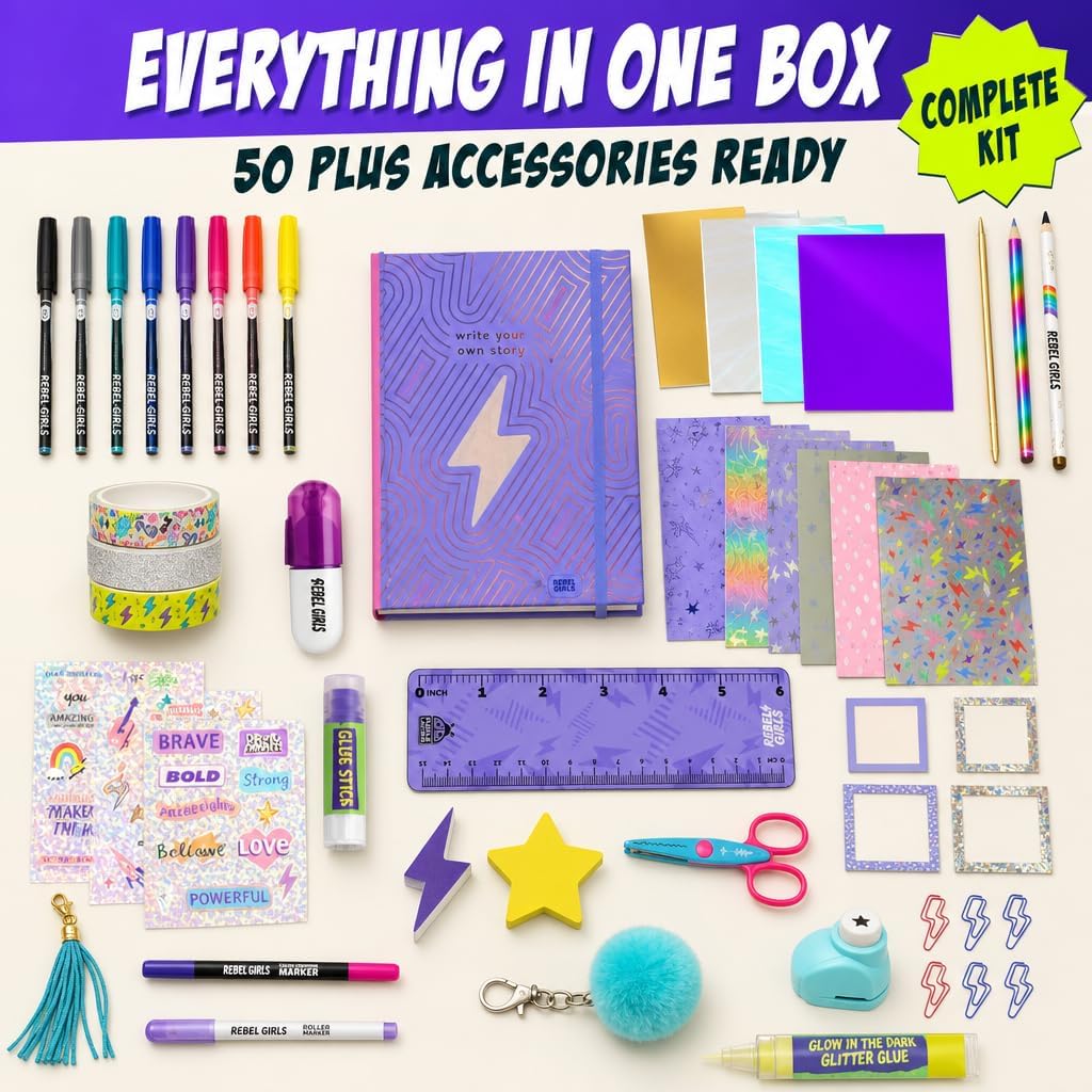Thumbnail 1 de Rebel Girls DIY Journal Kit for Girls 6-12