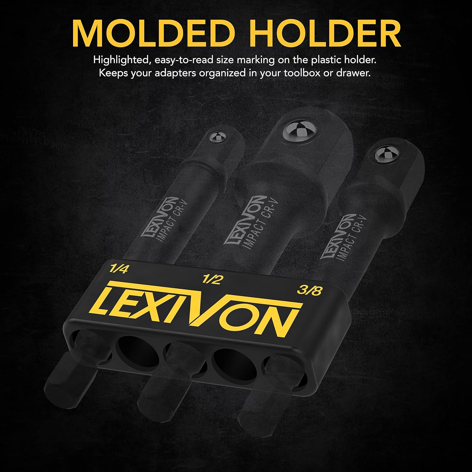 Thumbnail 3 de LEXIVON 3" Impact Socket Adapter Set LX-101