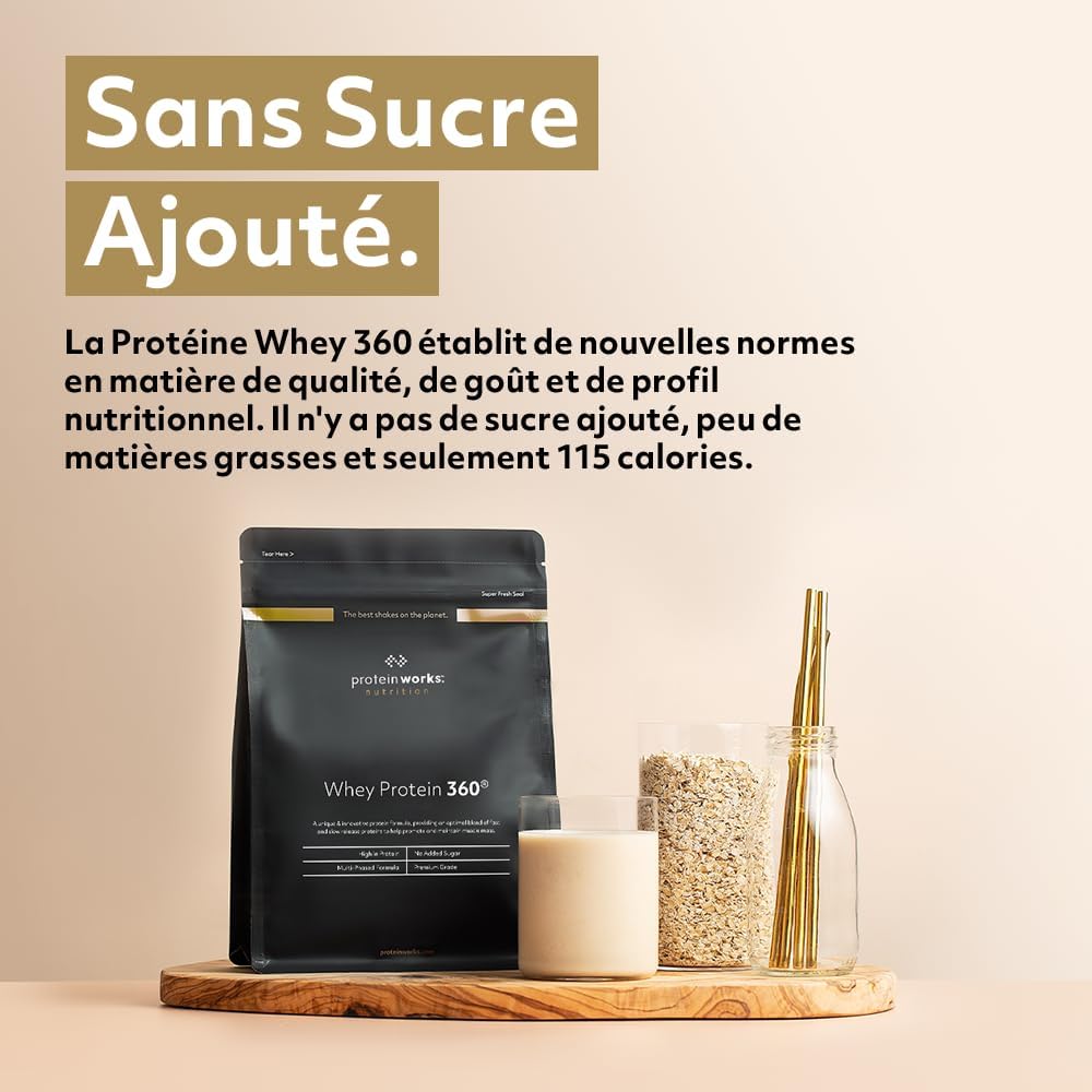Detalle 2 de The Protein Works Protéine Whey 360 2,4 kg 🍫